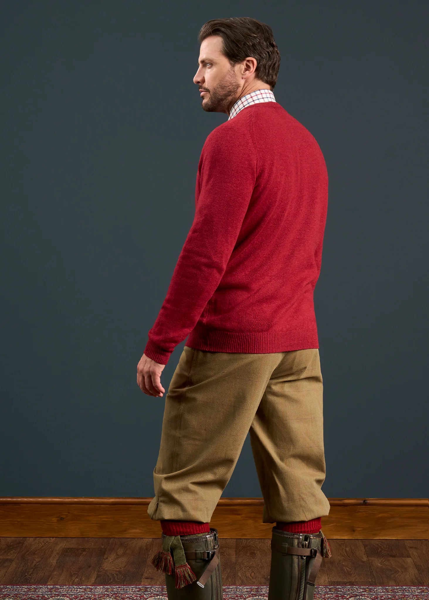 Axford Men's Lightweight Waterproof Shooting Breeks In Aspen - Image 3
