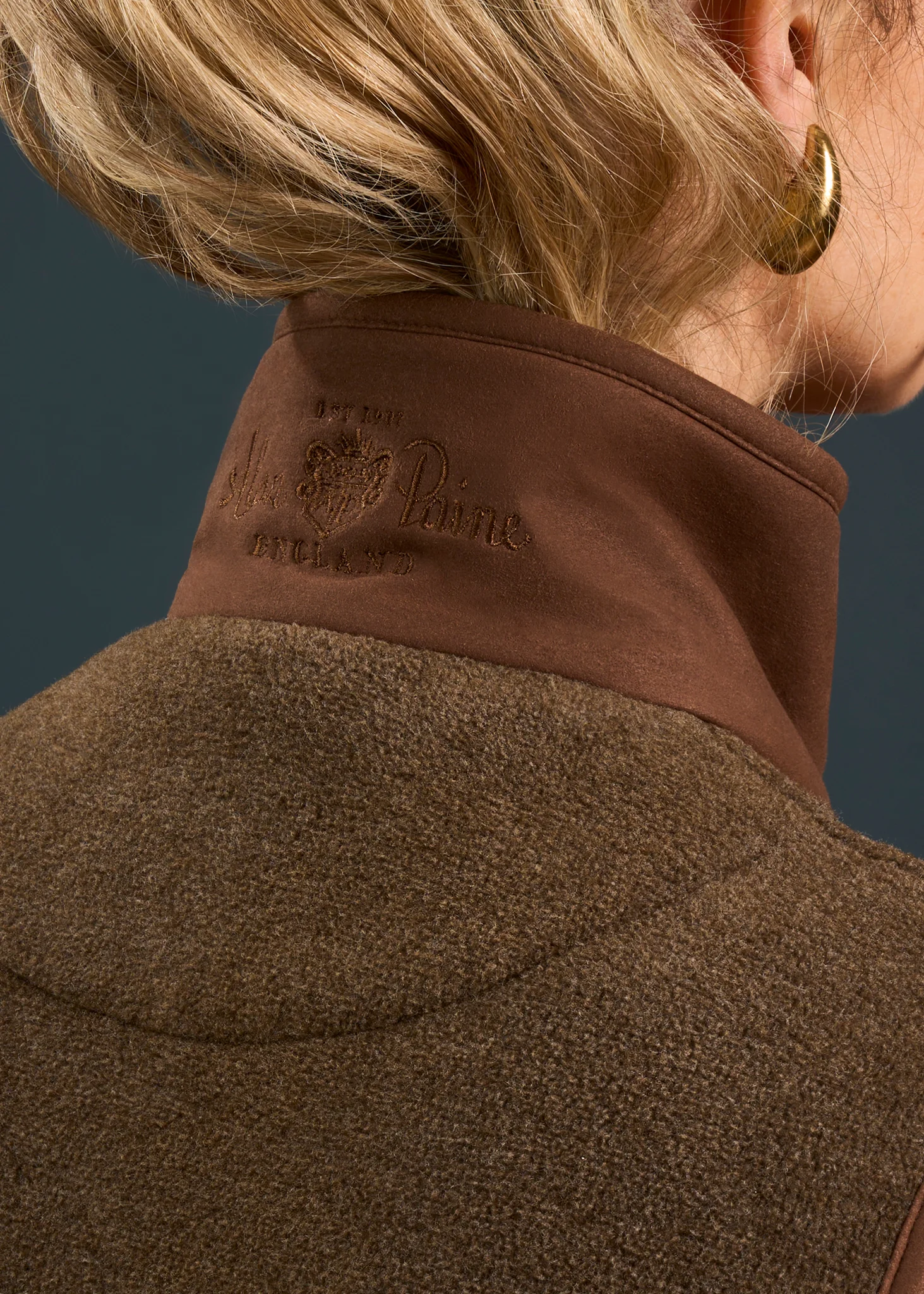 Aylsham Ladies Fleece Gilet In Pecan - Regular Fit - Image 9