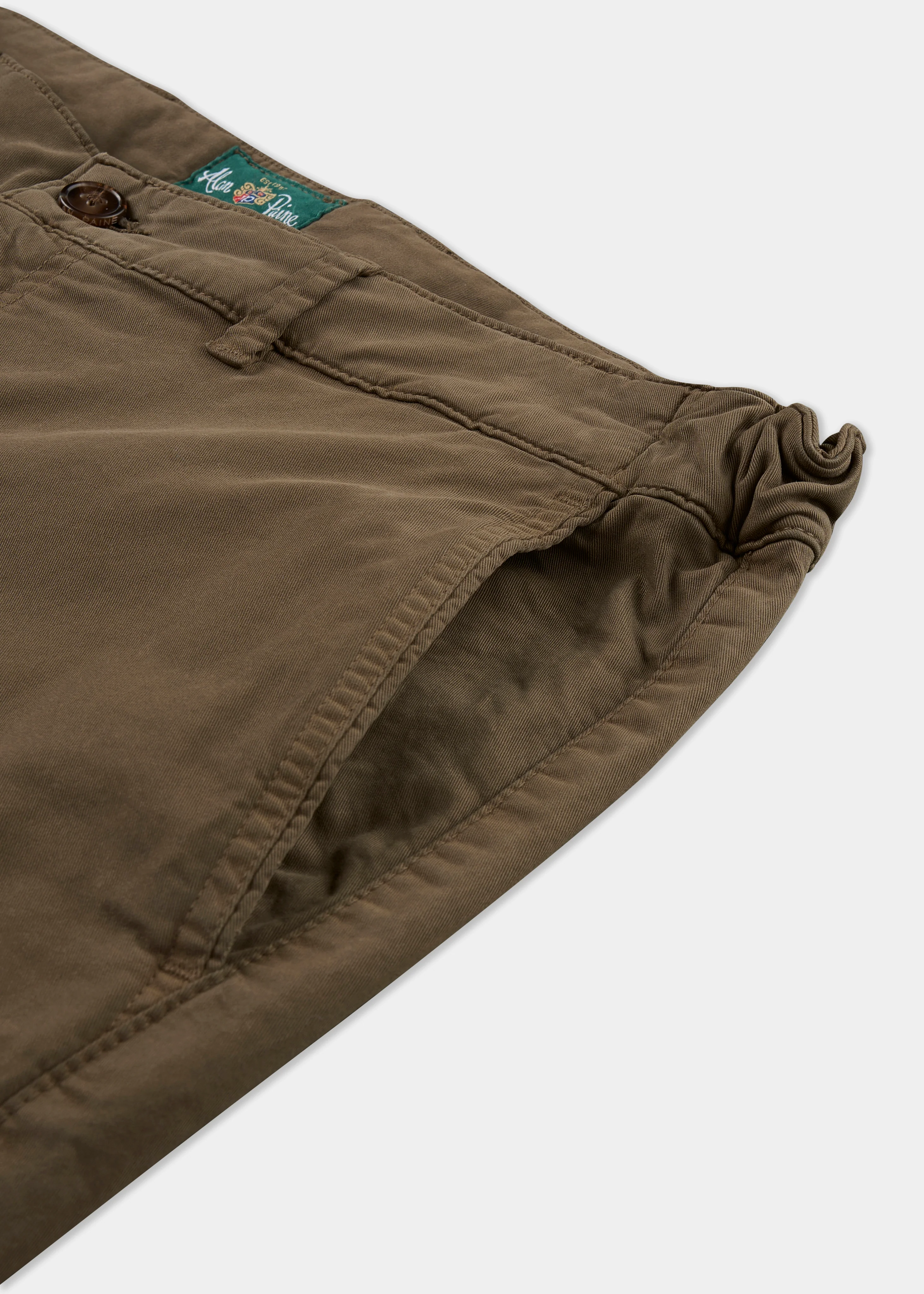 Bamforth Men's Chino Trouser In Taupe - Regular Fit - Image 3