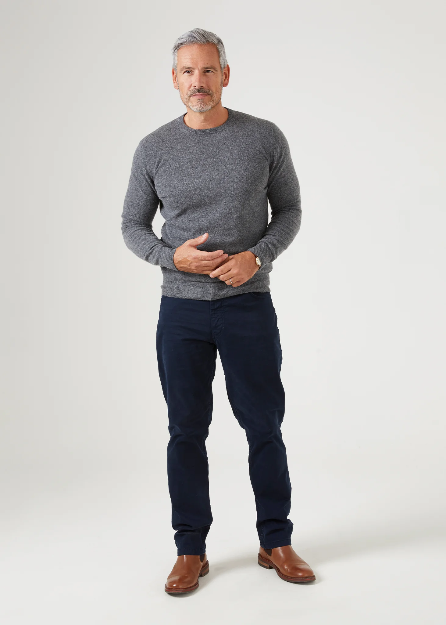 Brisbane Geelong Wool Jumper in Derby - Regular Fit - Image 2