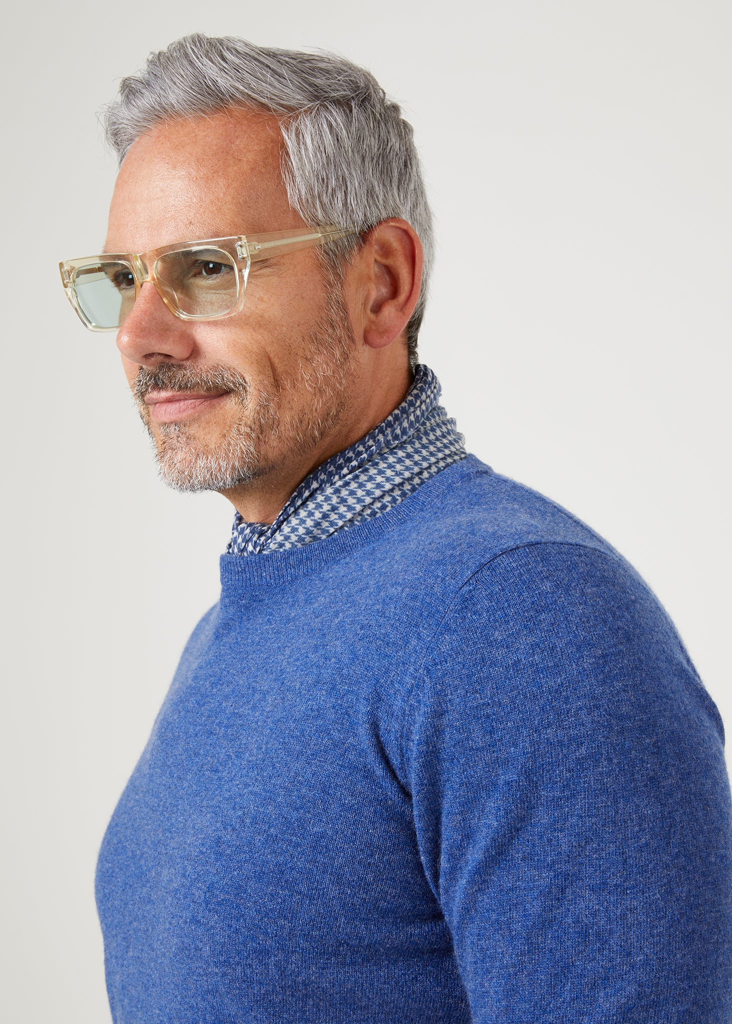 Brisbane Geelong Wool Jumper in Indigo - Regular Fit - Image 5