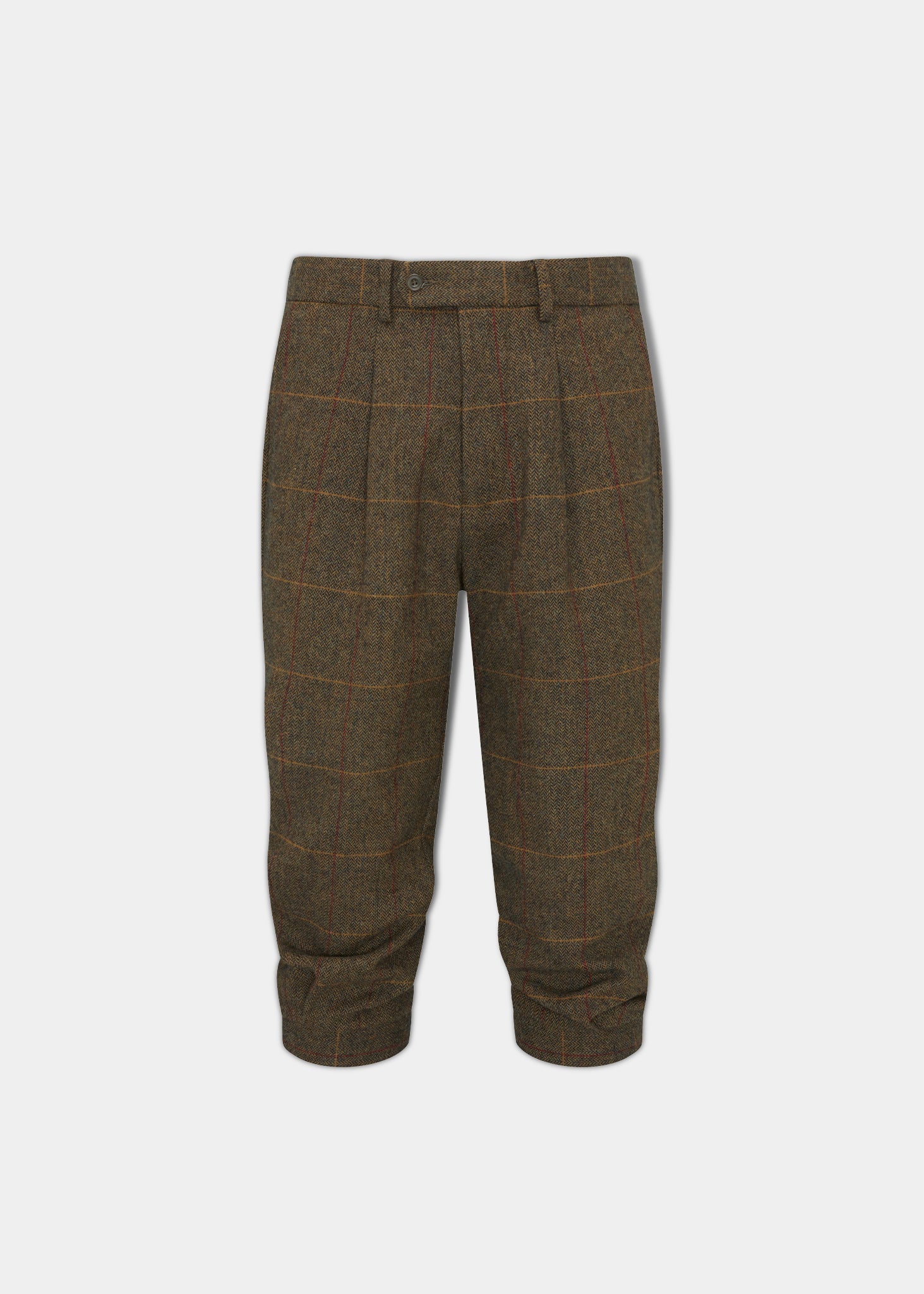 Combrook Men's Tweed Water Repellent Shooting Breeks in Teak  -  Regular Fit
