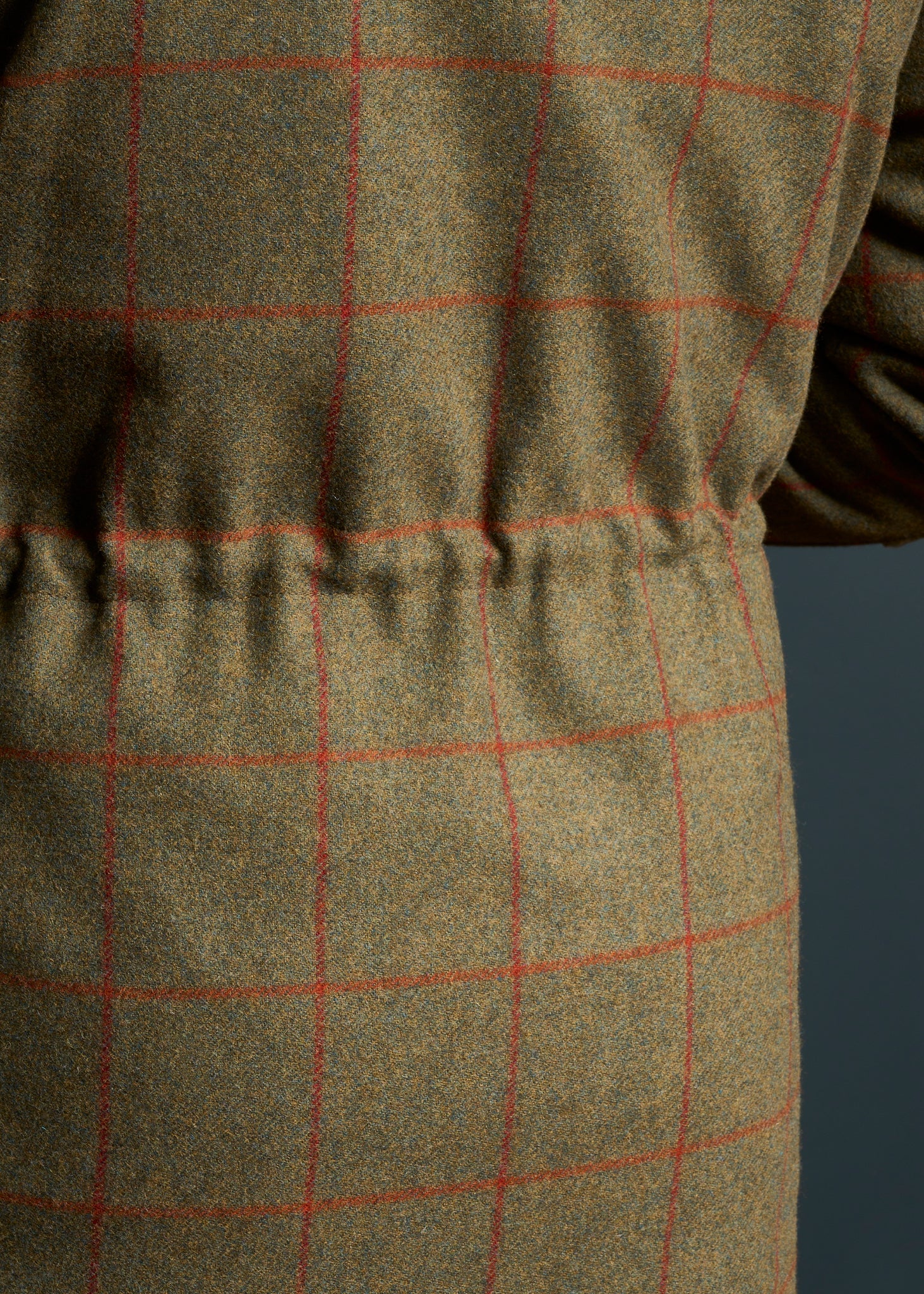 Combrook Men's Tweed Waterproof Shooting Field Coat in Reed  -  Shooting Fit - Image 7