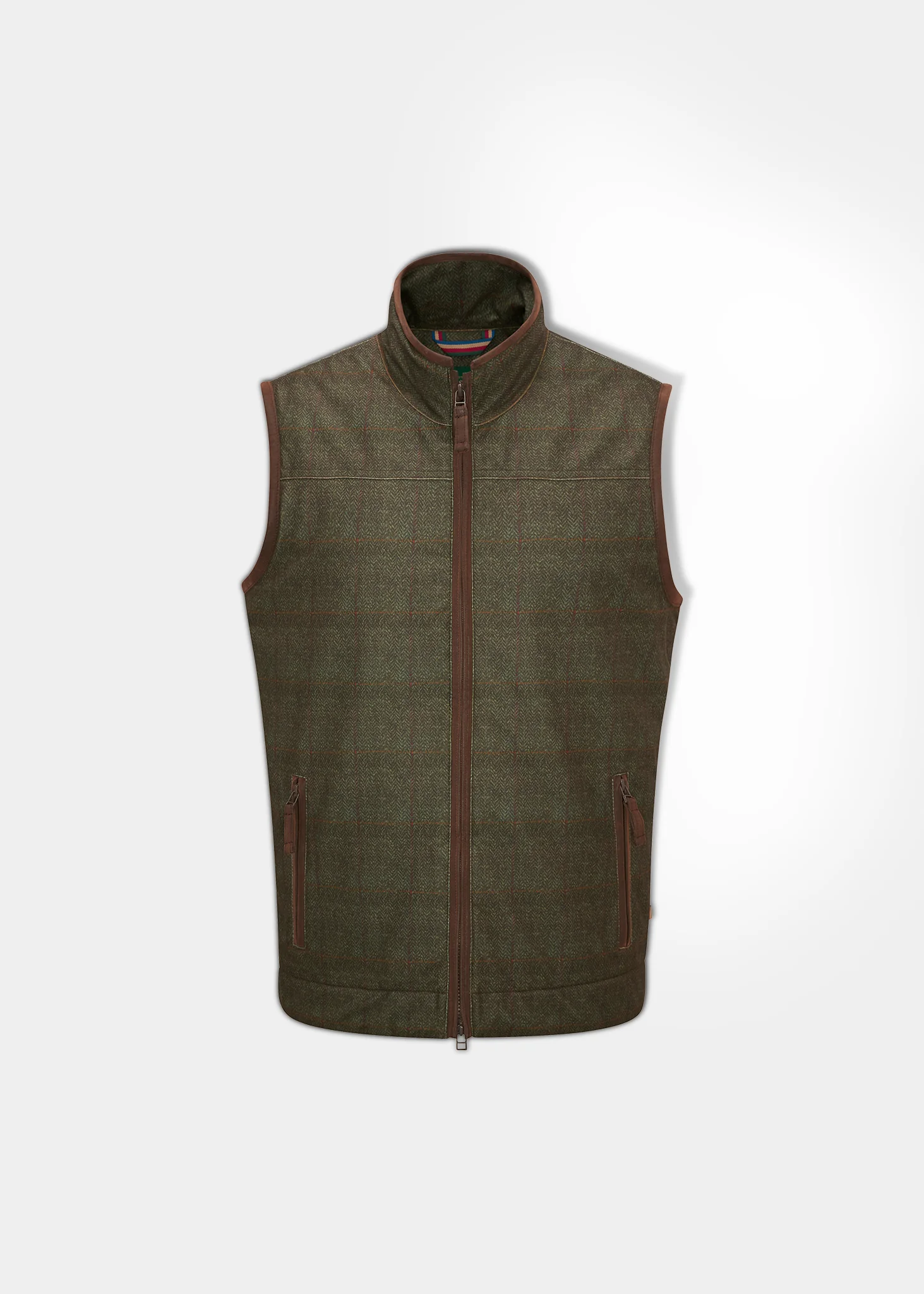 Didsmere Men's Technical Tweed Effect Gilet In Elon - Regular Fit