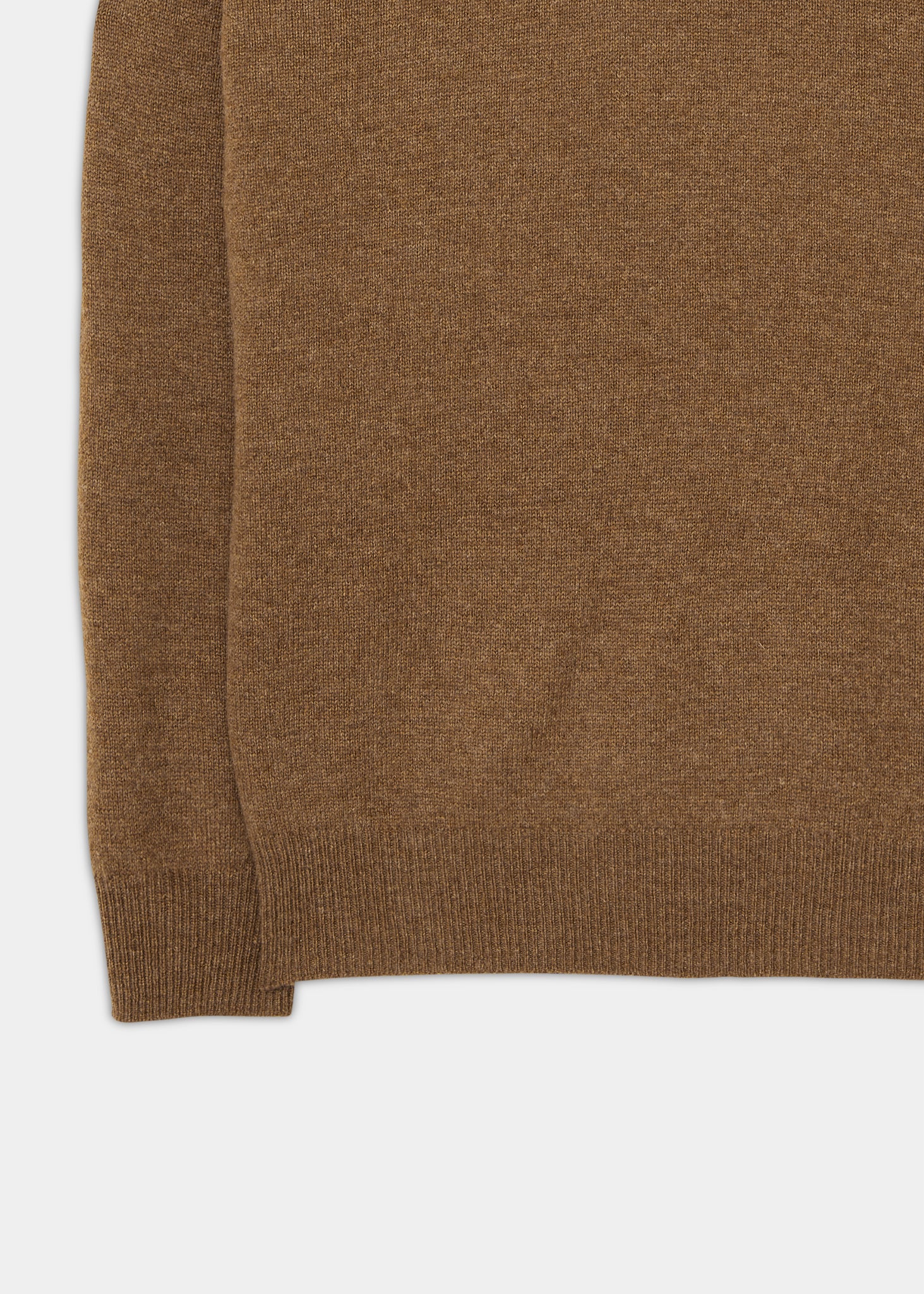 Dorset Men's Lambswool Jumper in Driftwood - Classic Fit - Image 3