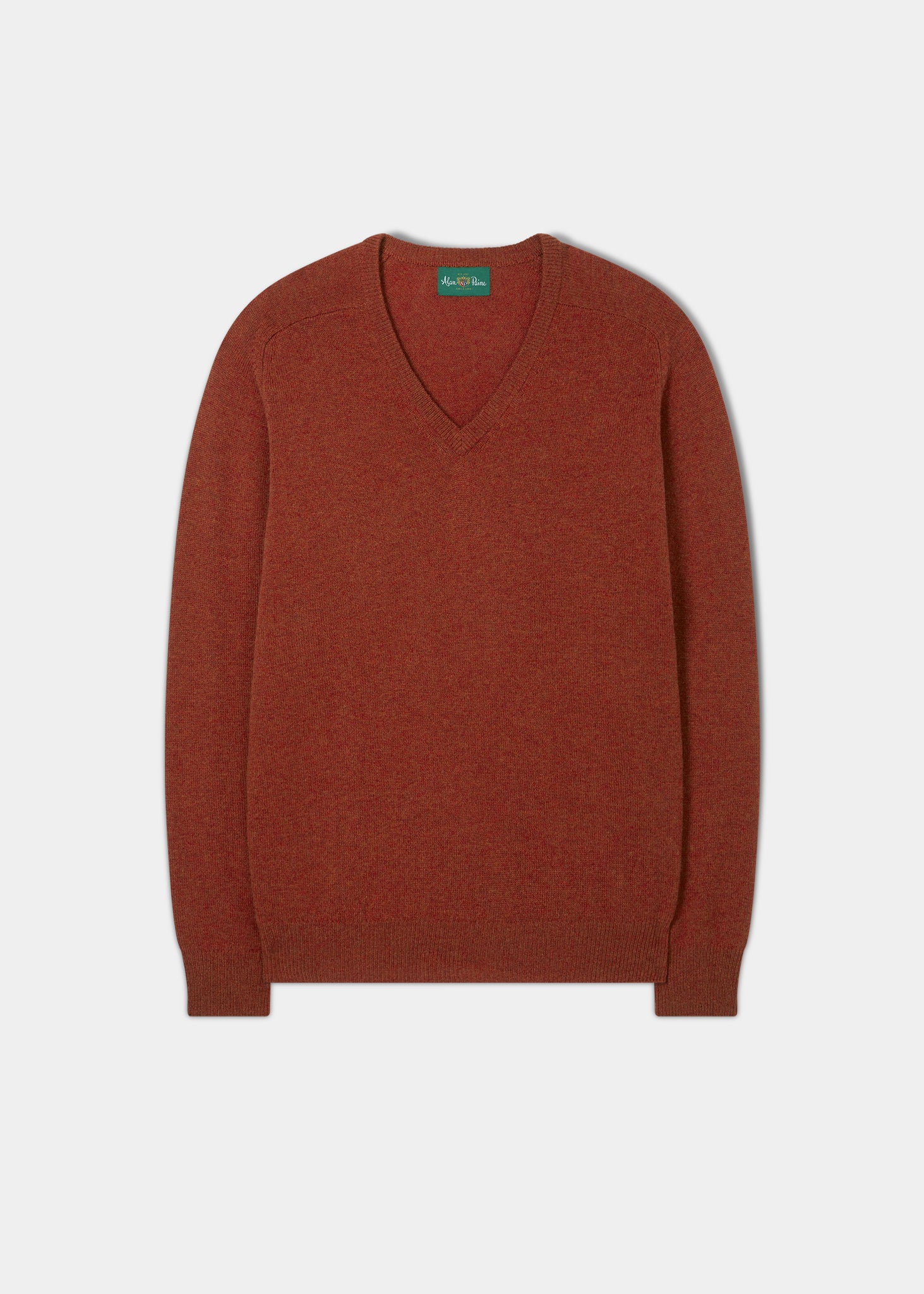 Hampshire Lambswool Jumper in Ember - Classic Fit