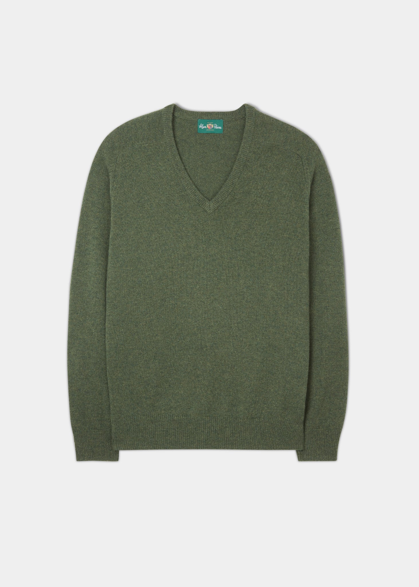 Hampshire Lambswool Jumper in Rosemary - Classic Fit