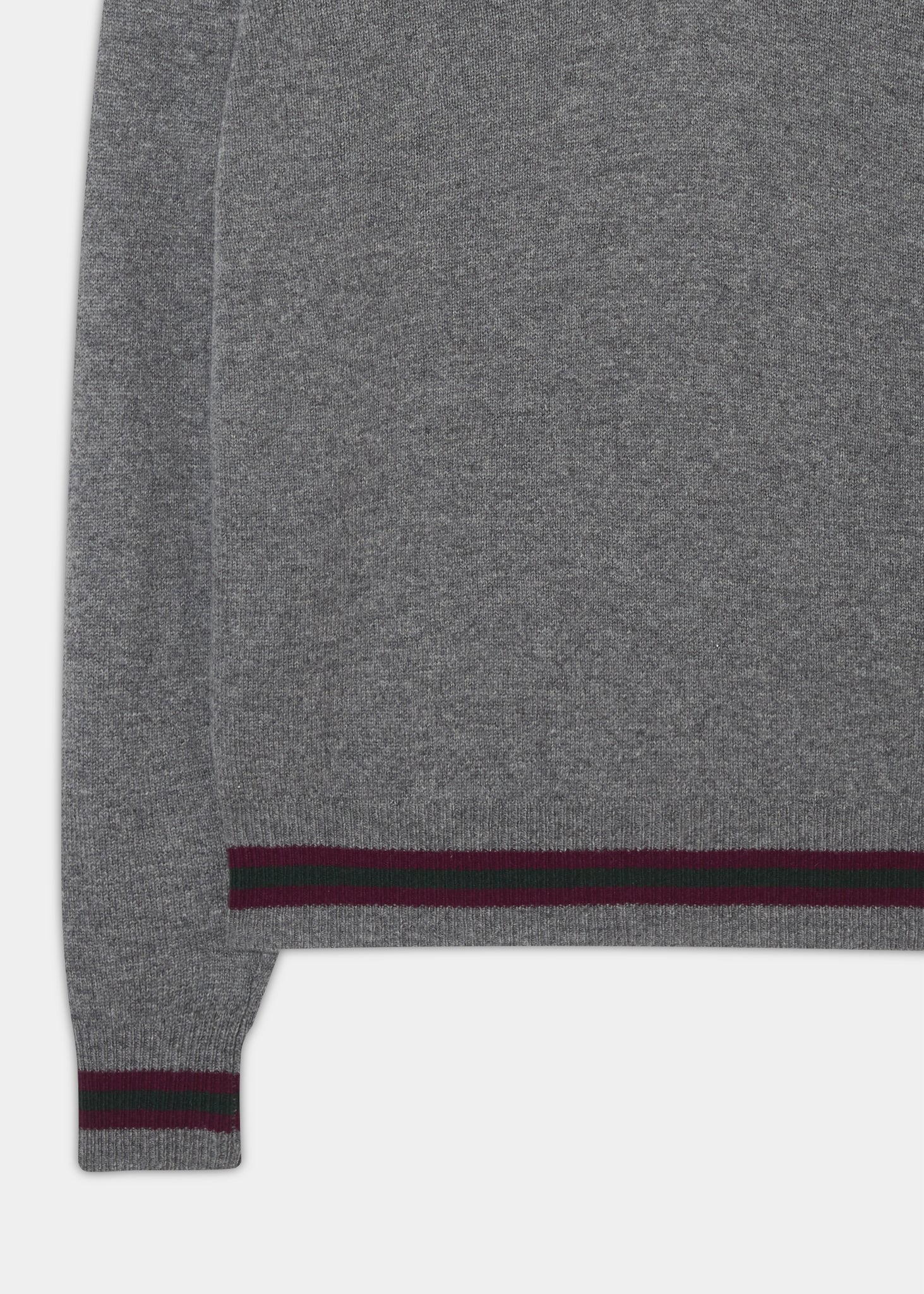 Limited Edition Commemorative Lambswool Sweater In Grey Mix - Image 4