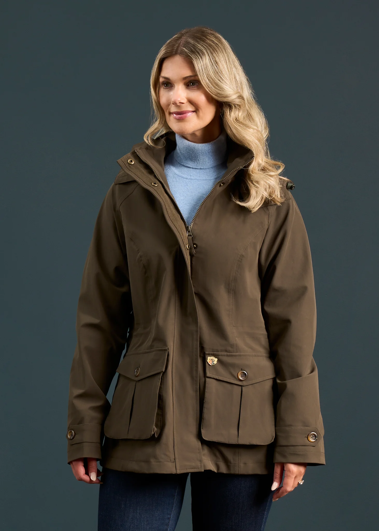 Lockwood Ladies Jacket In Olive - Image 3