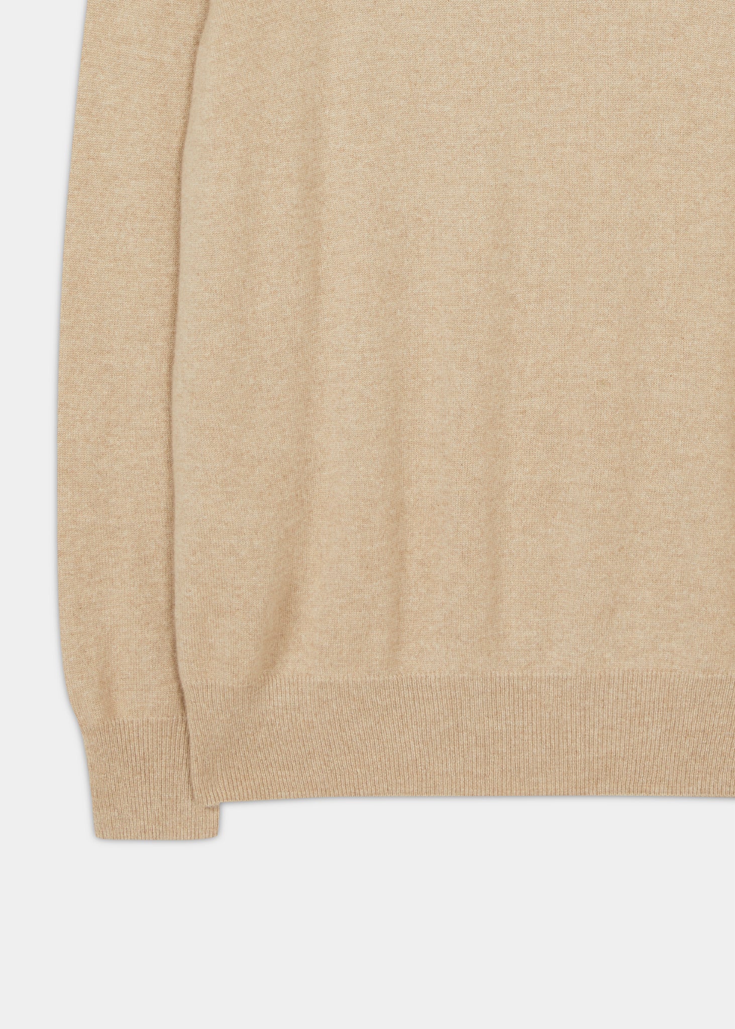 Melfort Cashmere Jumper in Linen - Regular Fit - Image 3