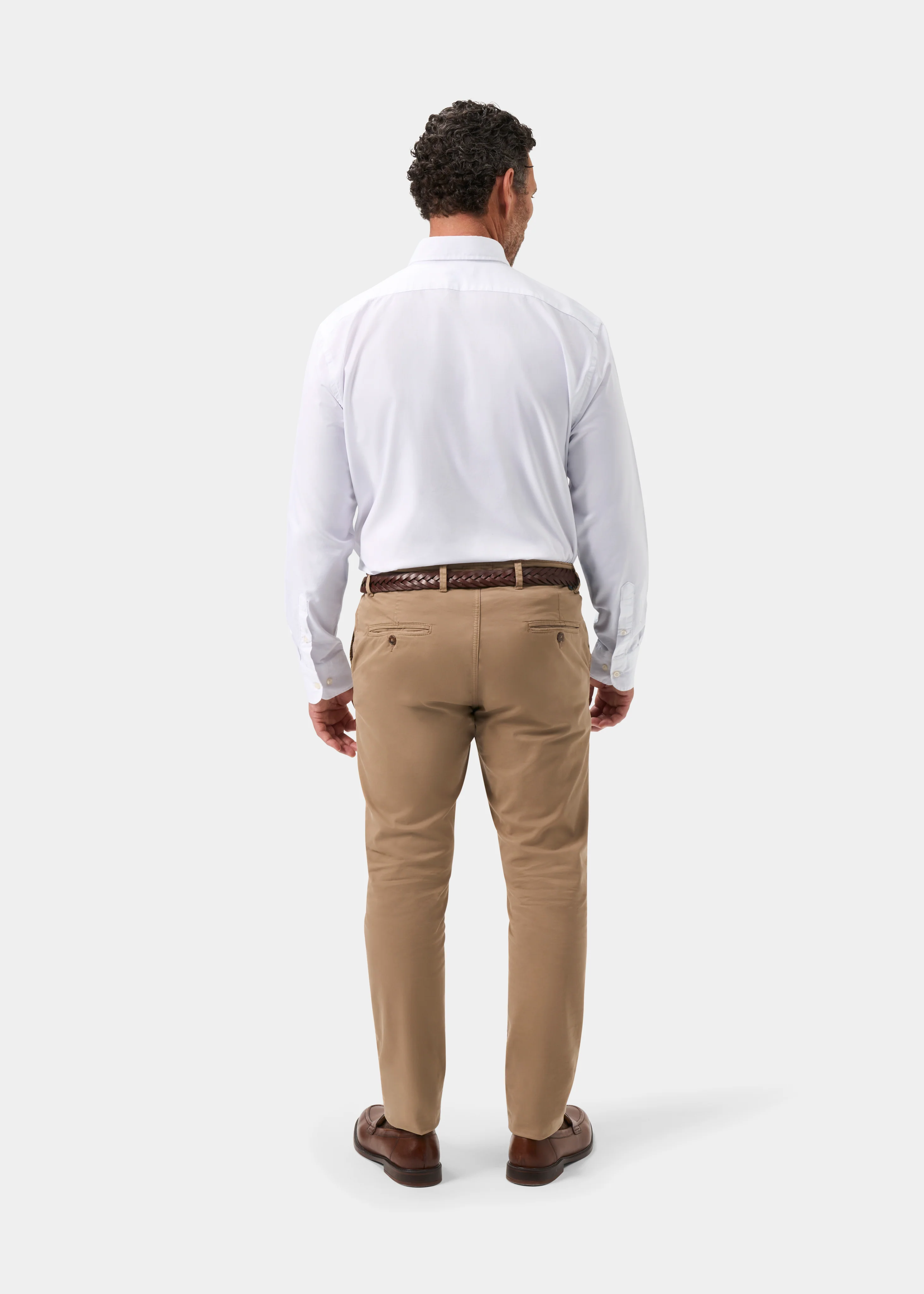 Men's Cotton Button Down White Shirt - Regular Fit - Image 7