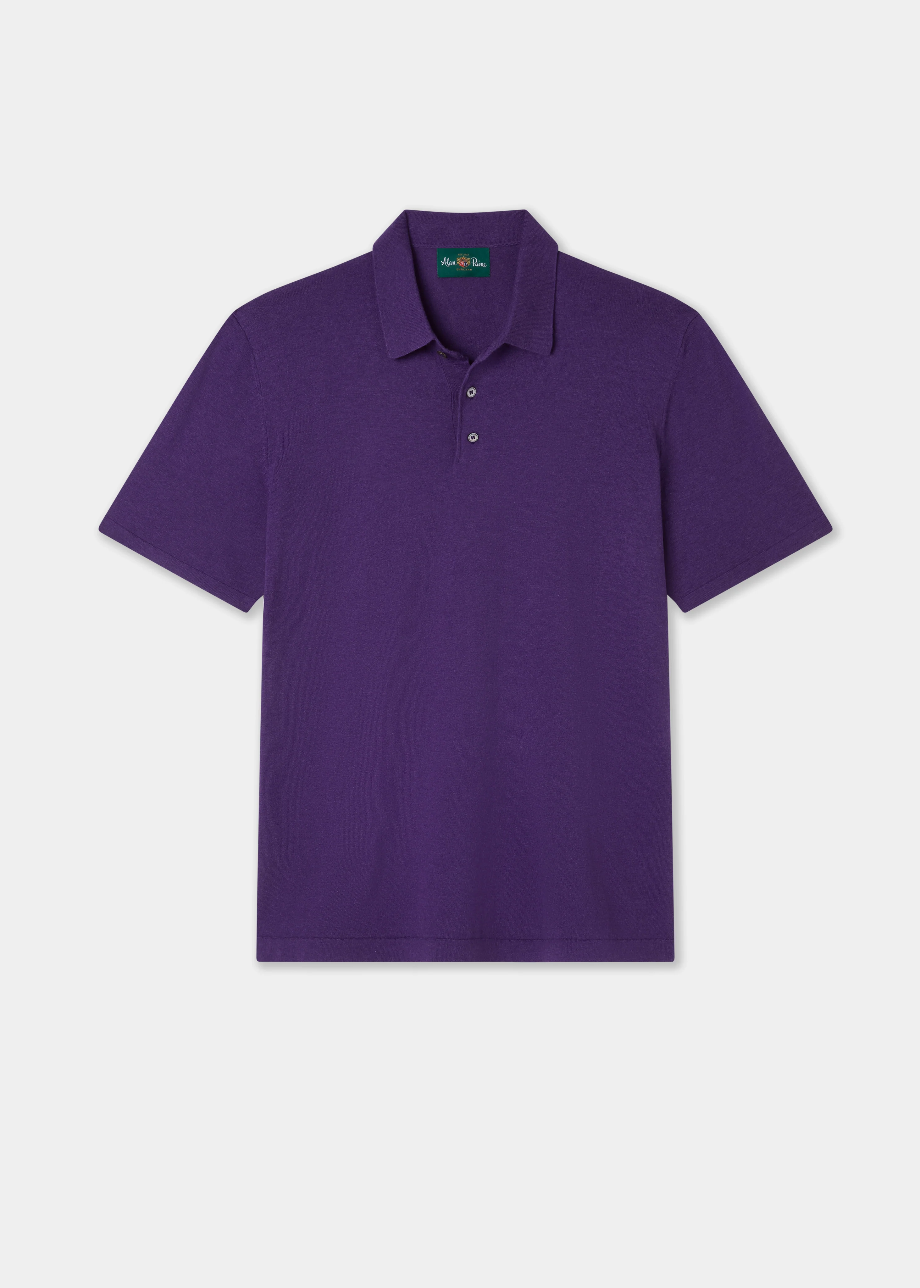 Men's Luxury Cotton Polo Shirt In Imperial