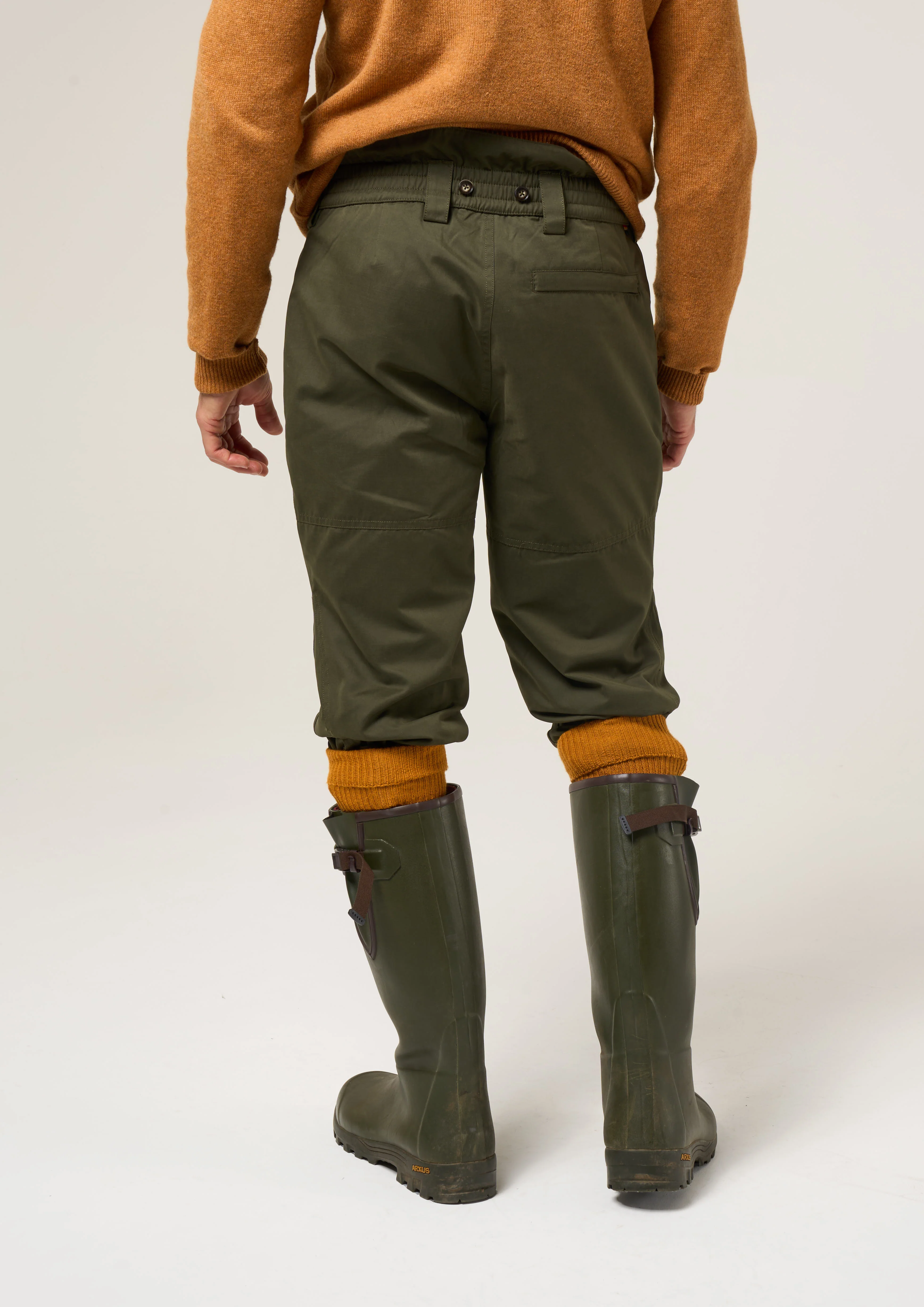 Milwood Men's Waterproof Shooting Breeks In Olive - Image 5