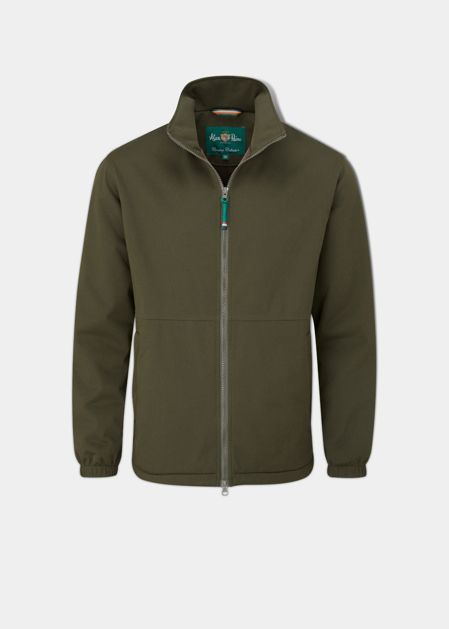 Mossley Men's Wind Stopper Jacket In Olive - Regular Fit