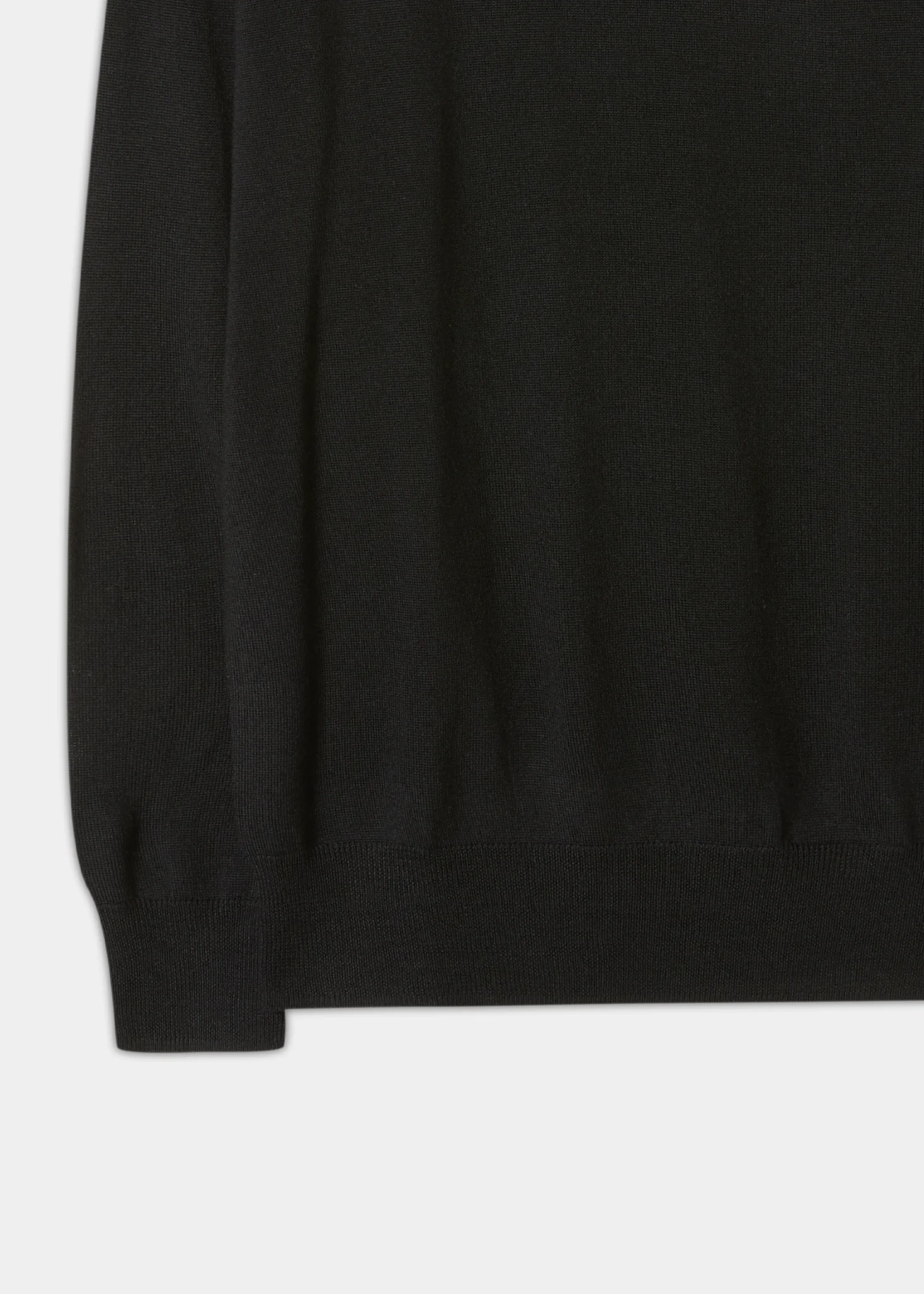 Radstone Men's Merino Wool Jumper in Black - Regular Fit - Image 3