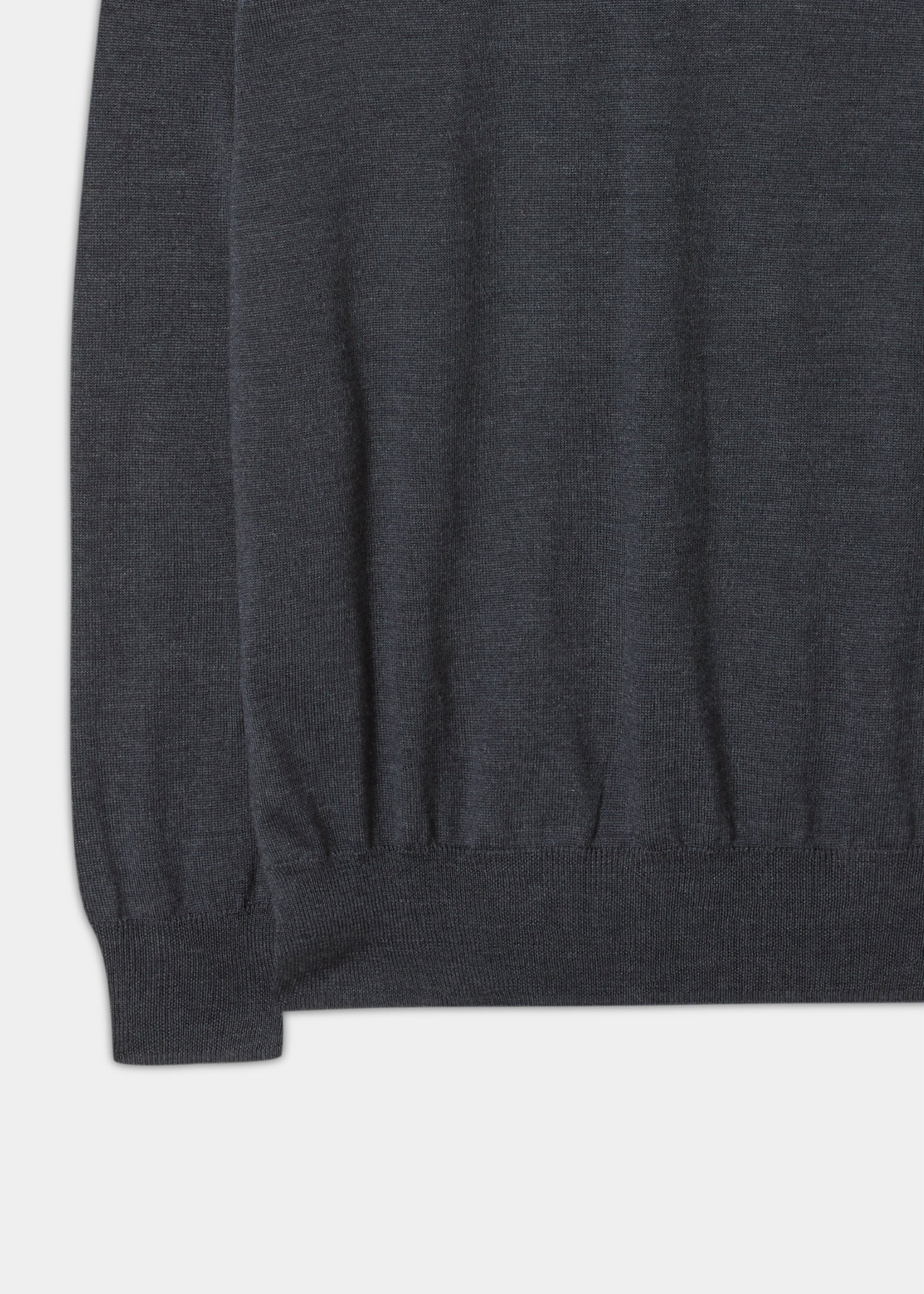 Radstone Men's Merino Wool Jumper in Charcoal - Regular Fit - Image 3