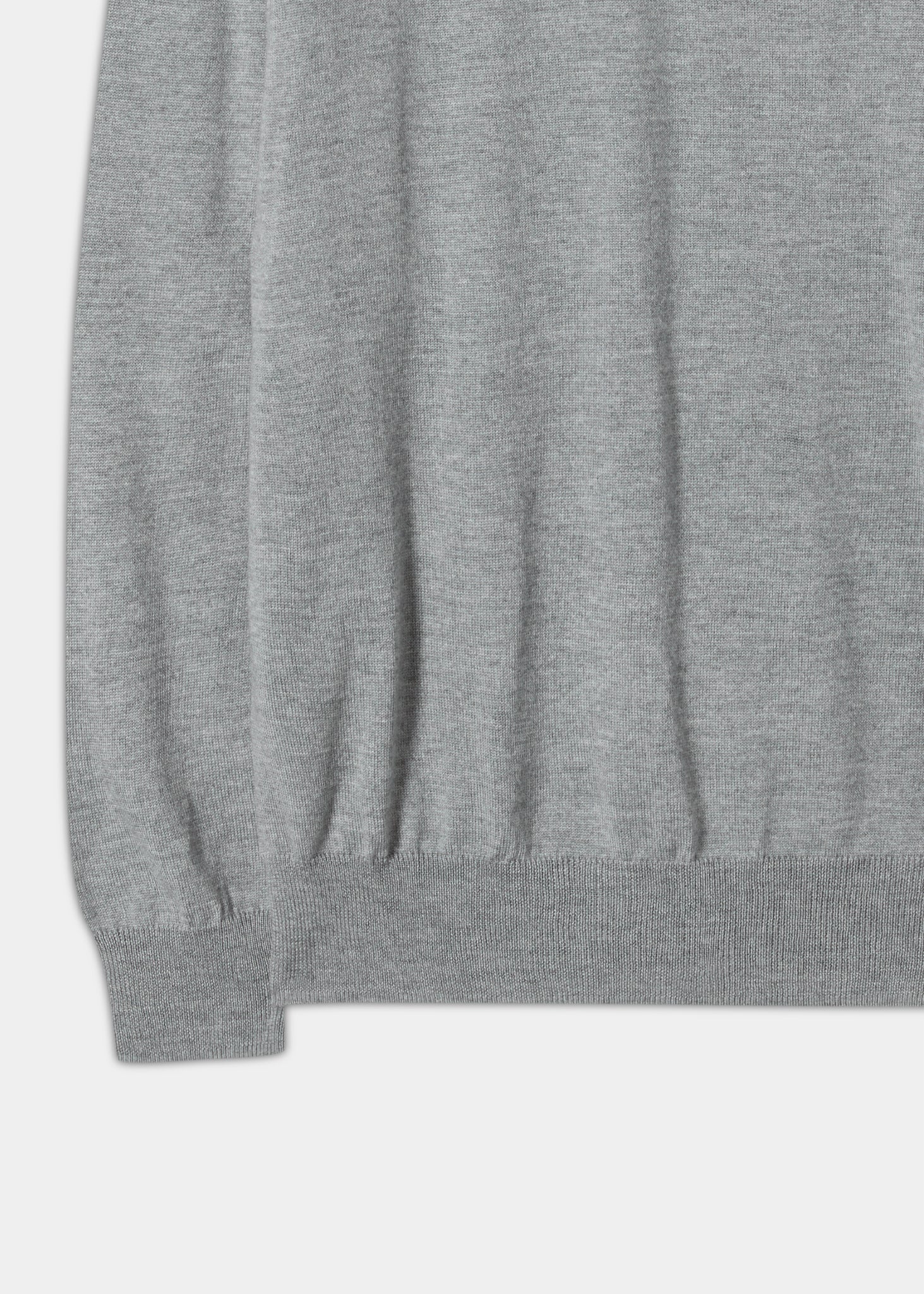 Radstone Men's Merino Wool Jumper in Grey Mix - Regular Fit - Image 3