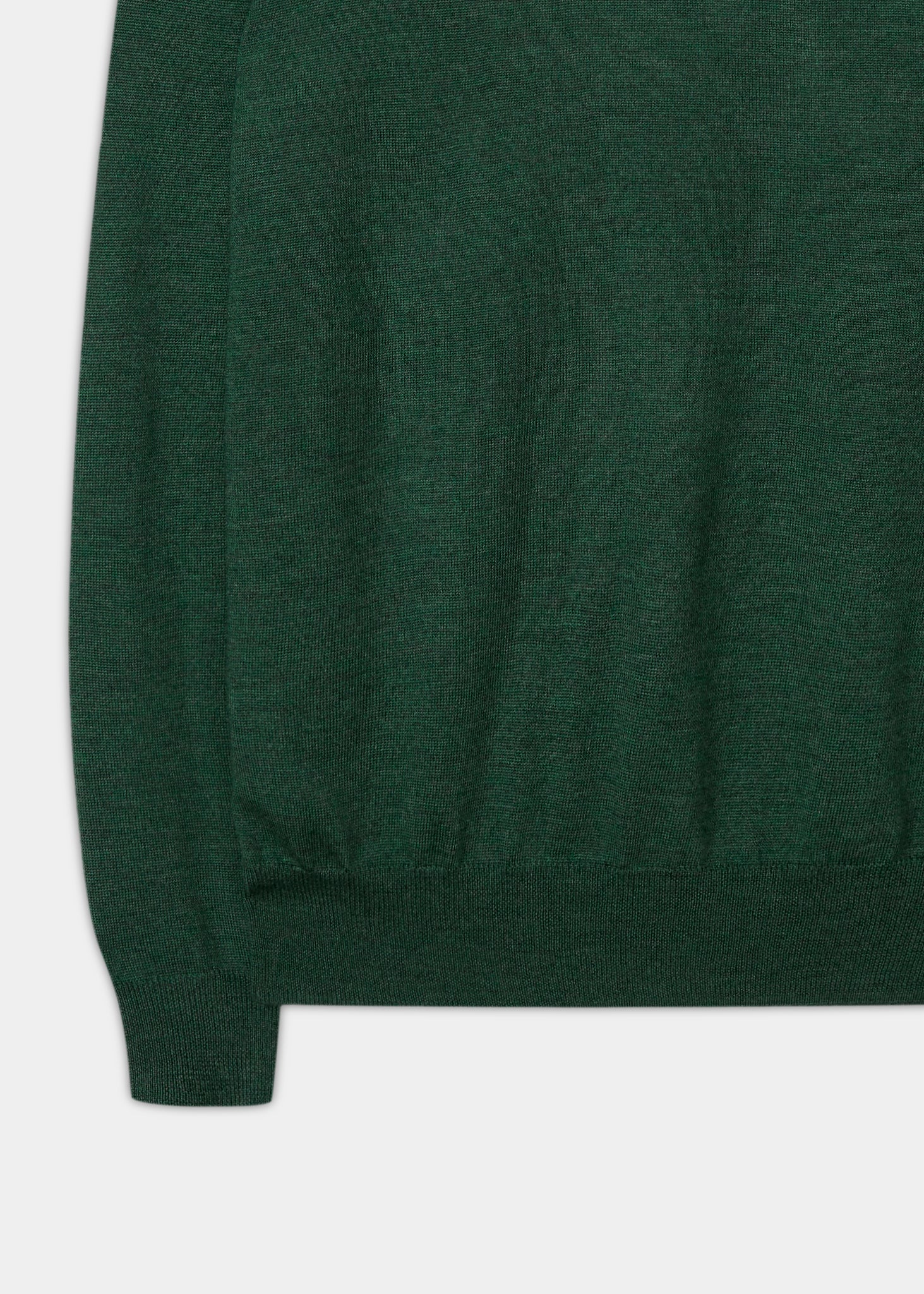 Radstone Men's Merino Wool Jumper in Hunter - Regular Fit - Image 3