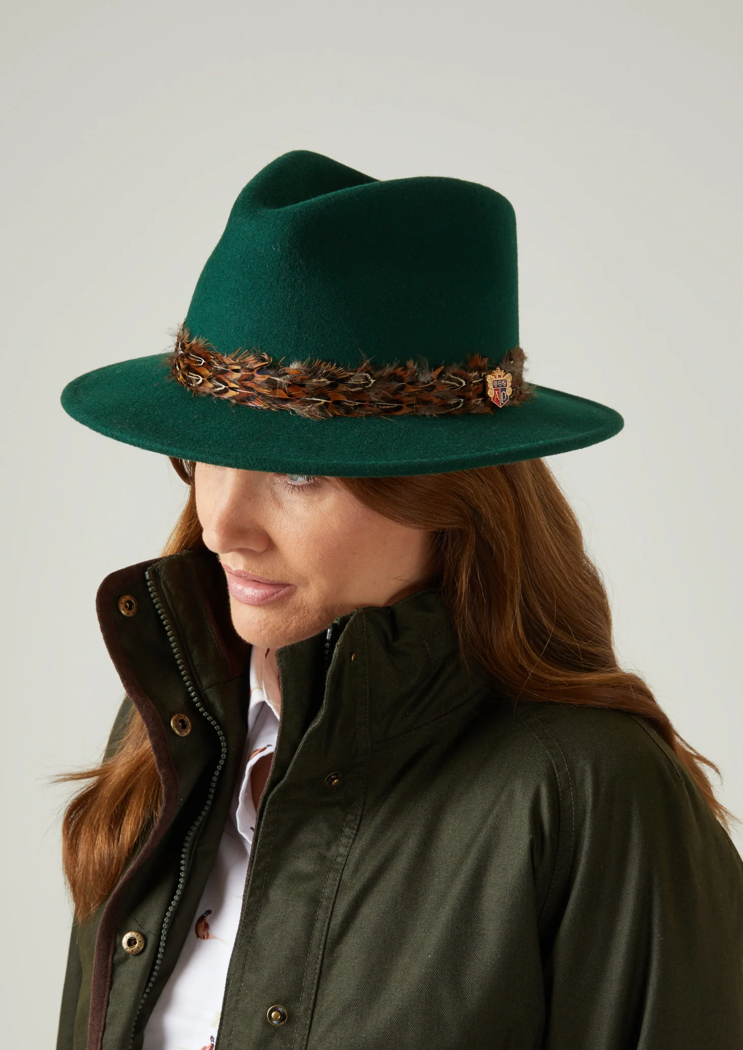 Richmond Ladies Fedora In Bottle - Image 3