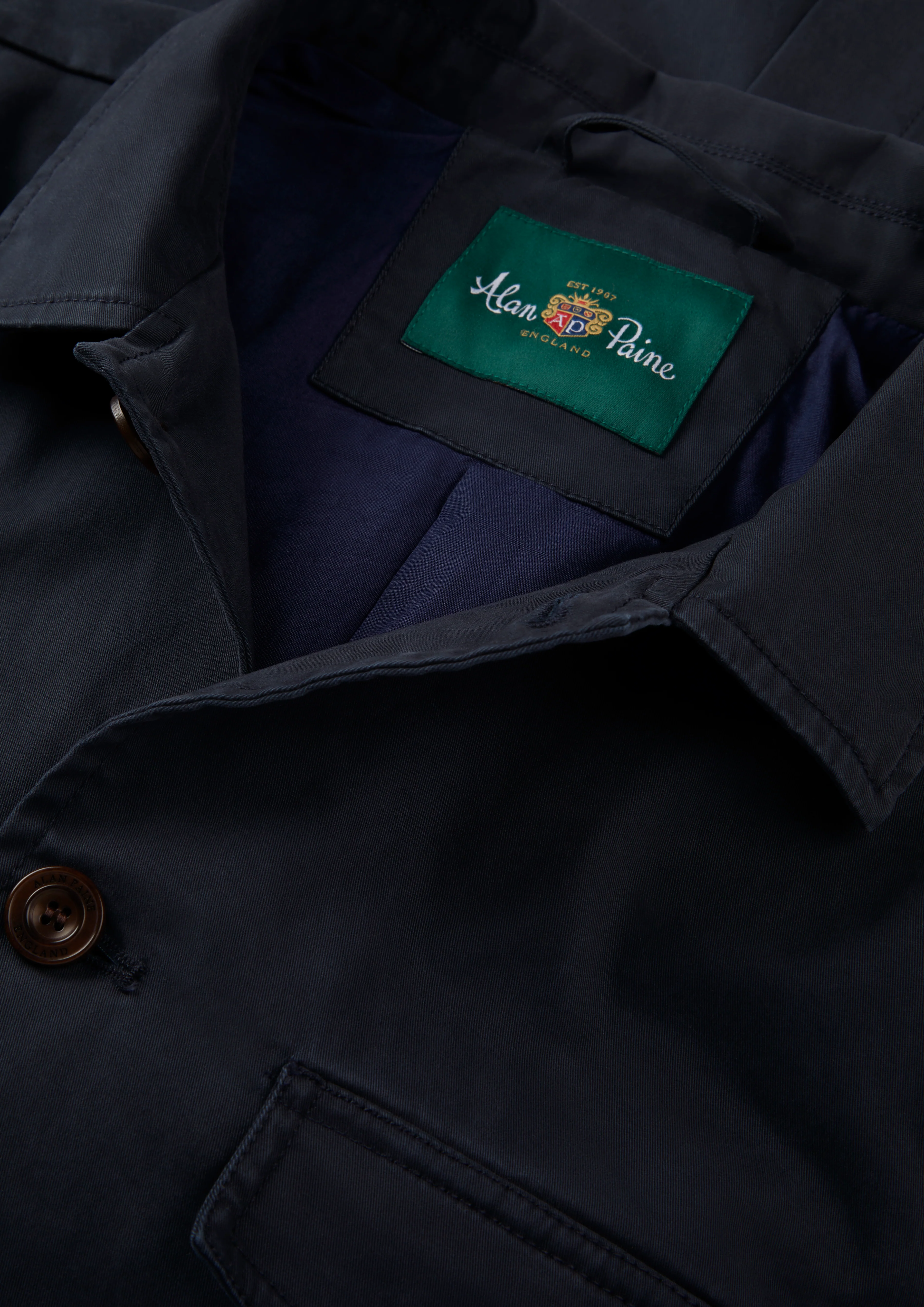 Rockmere Men's Safari Jacket In Navy - Image 4
