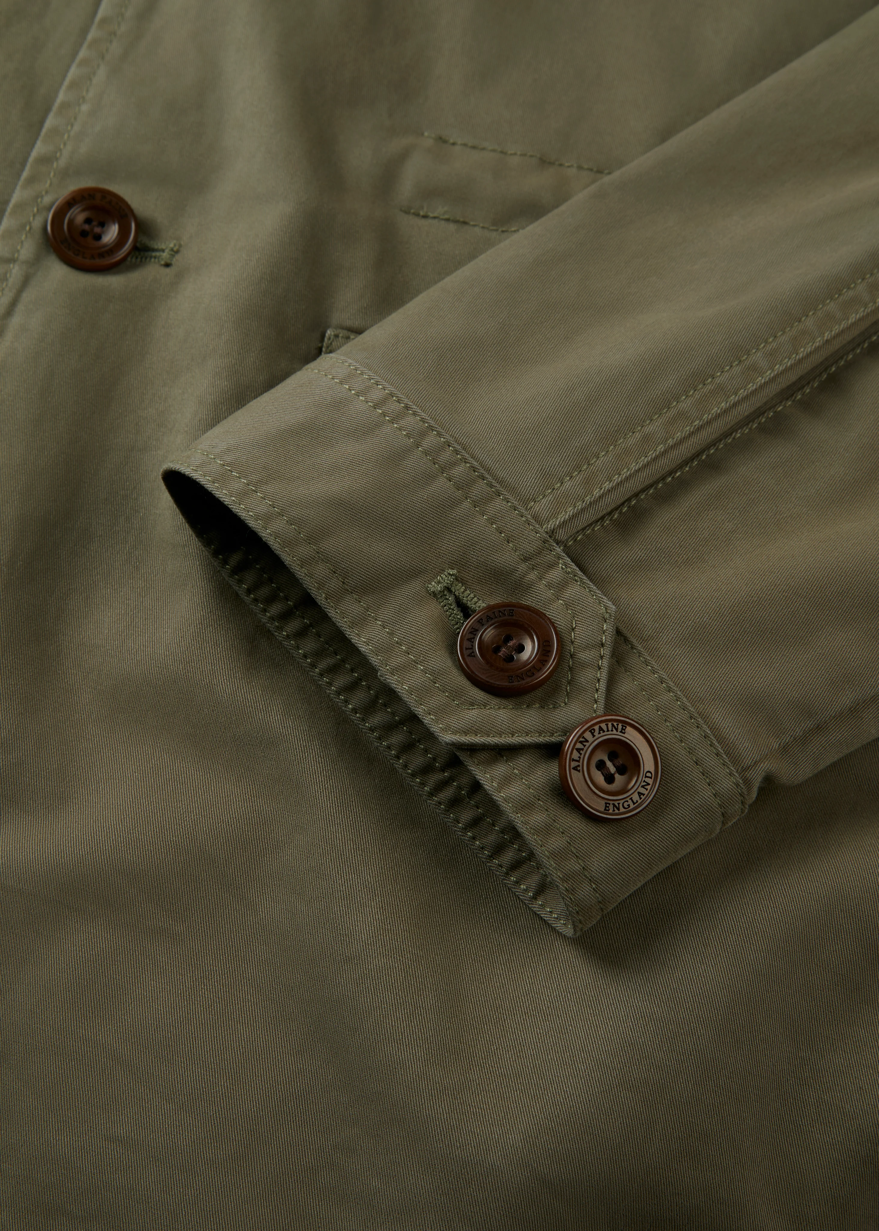 Rockmere Men's Safari Jacket In Olive - Image 5
