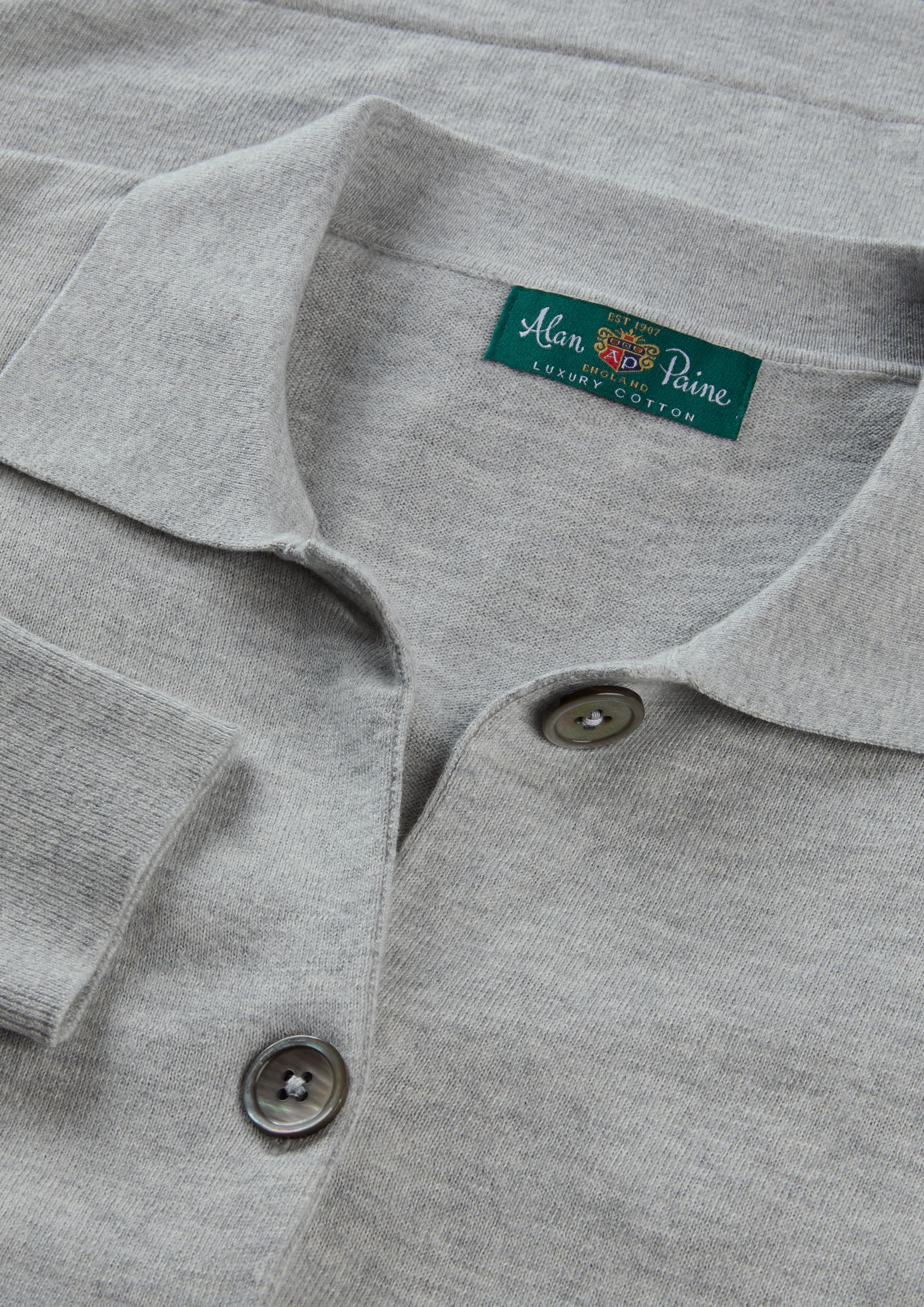 Rosa Ladies Cotton Cashmere Cardigan In Dove - Image 3