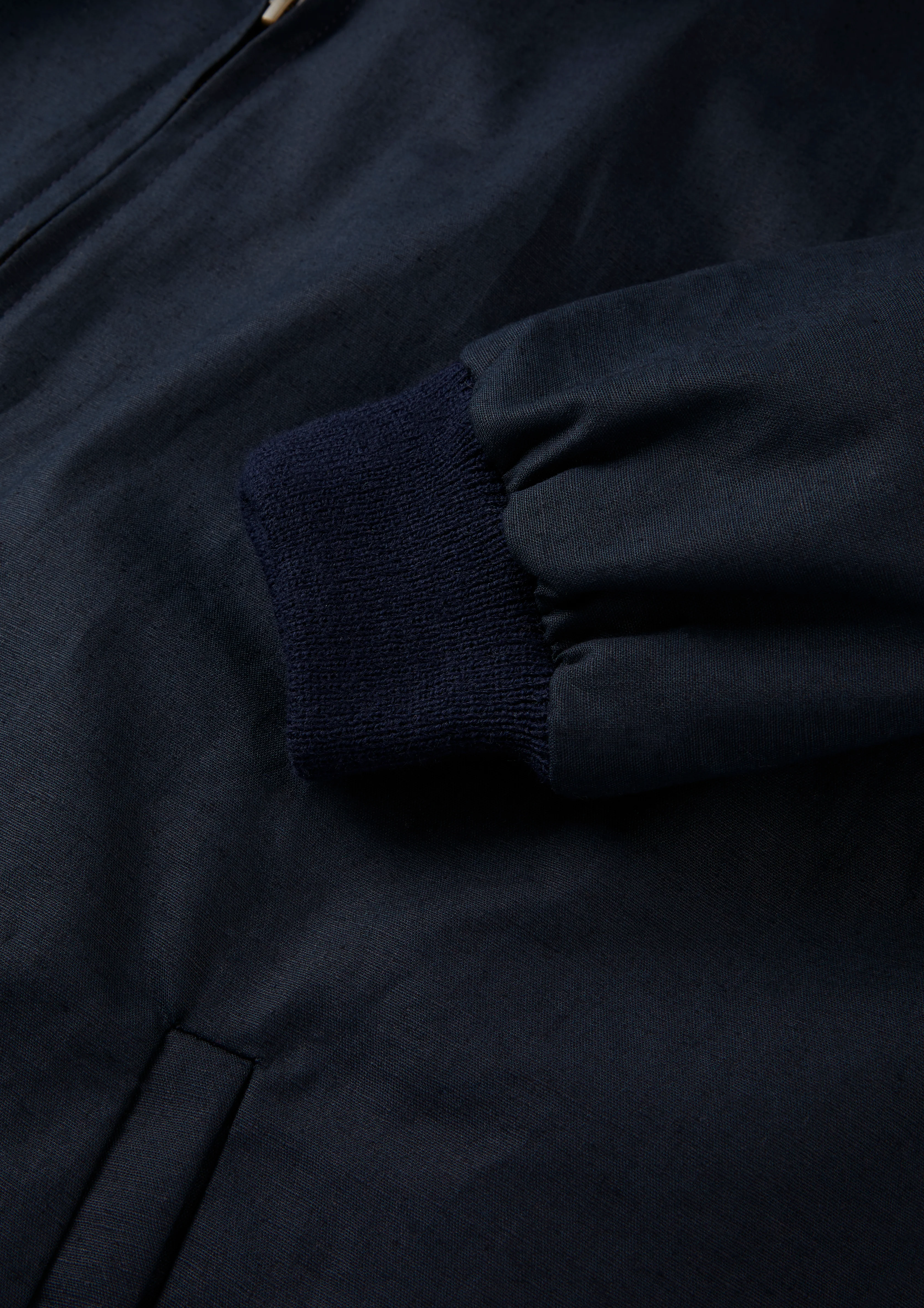 Rustford Men's Bomber Jacket In Navy - Image 8