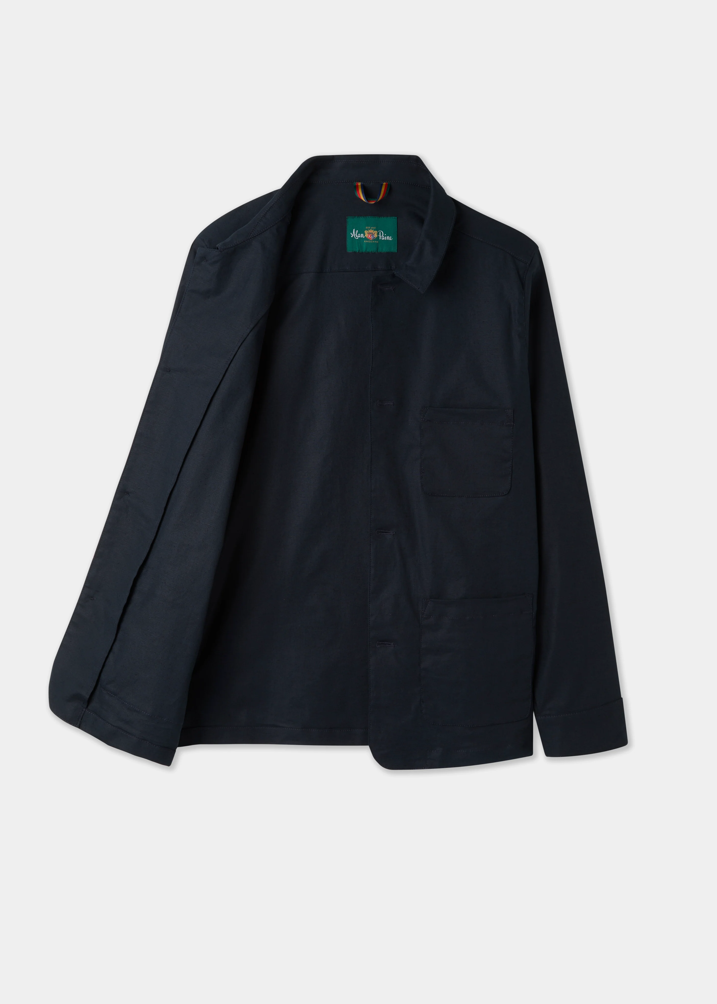 Sandcliff Men's Shacket in Navy - Image 4