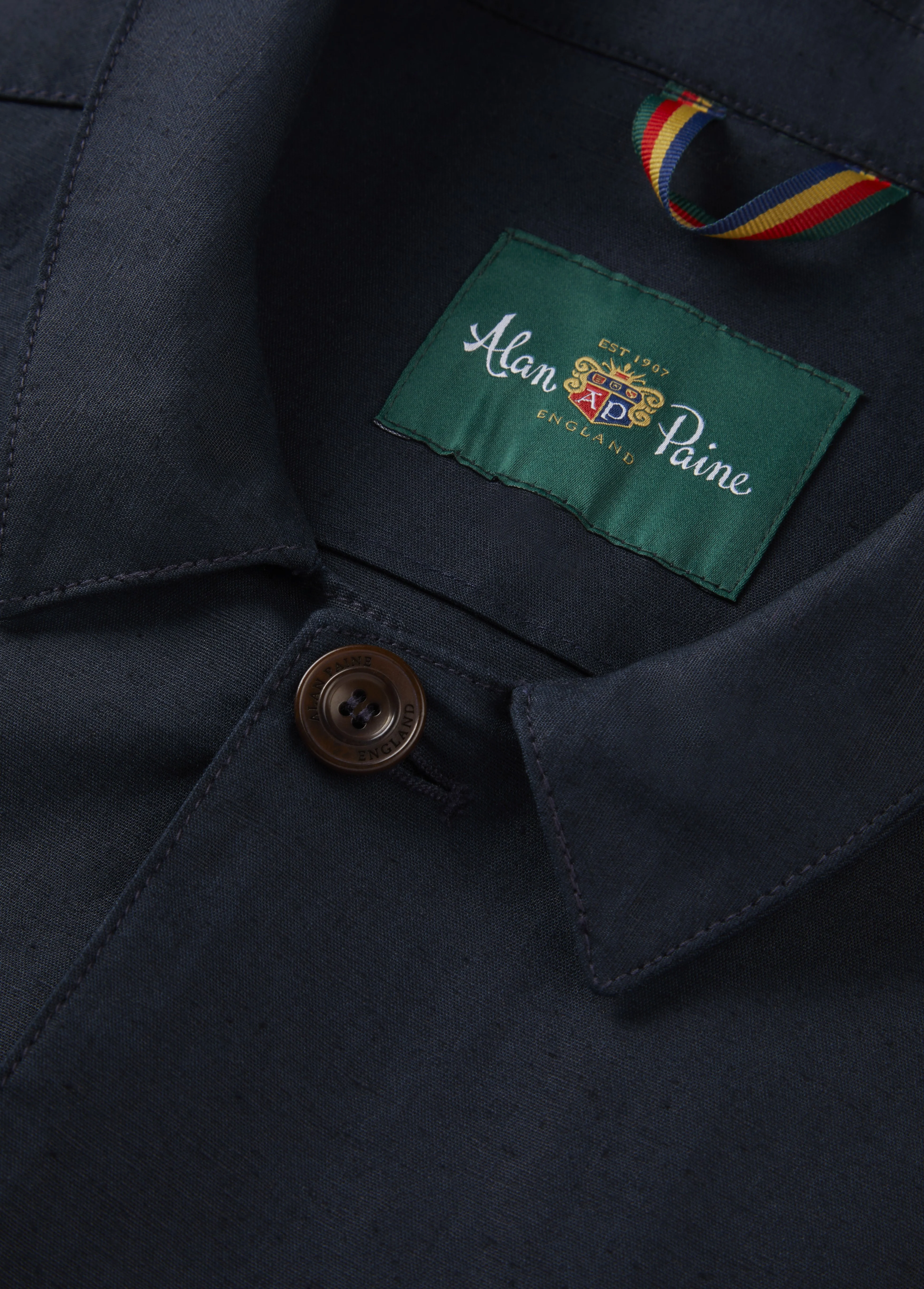 Sandcliff Men's Shacket in Navy - Image 7