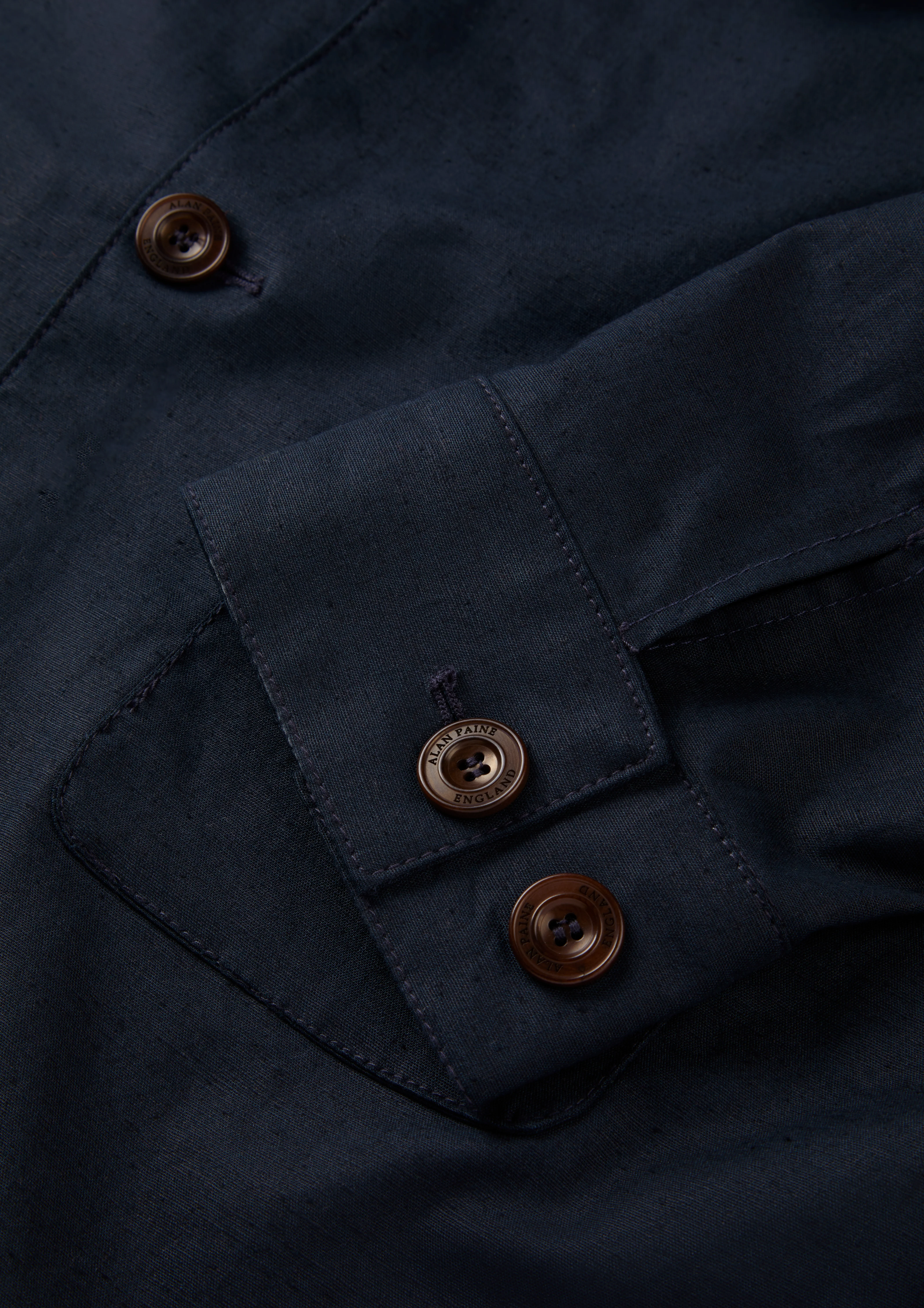 Sandcliff Men's Shacket in Navy - Image 8