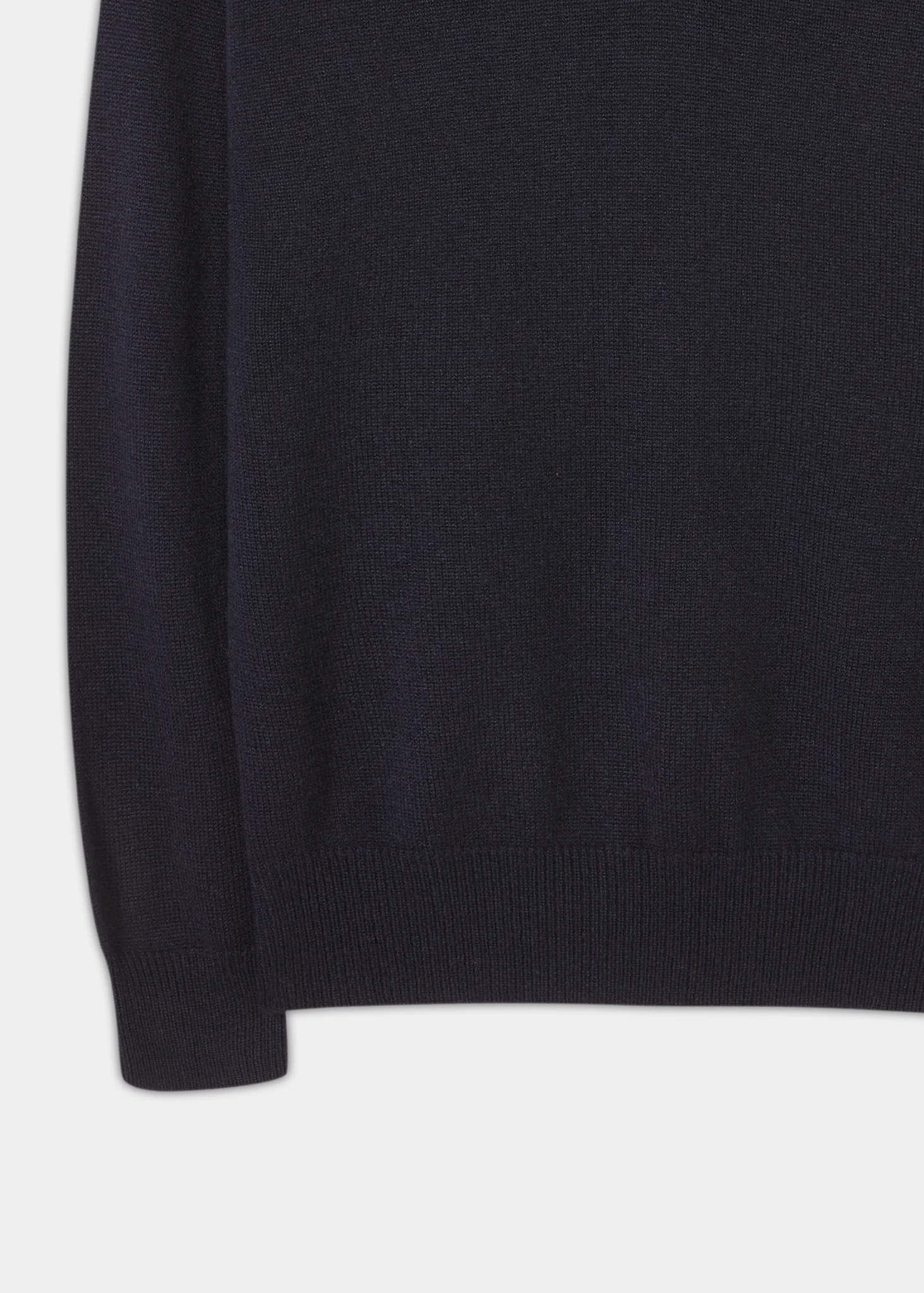 Selkirk Cashmere Jumper in Dark Navy - Classic Fit - Image 3