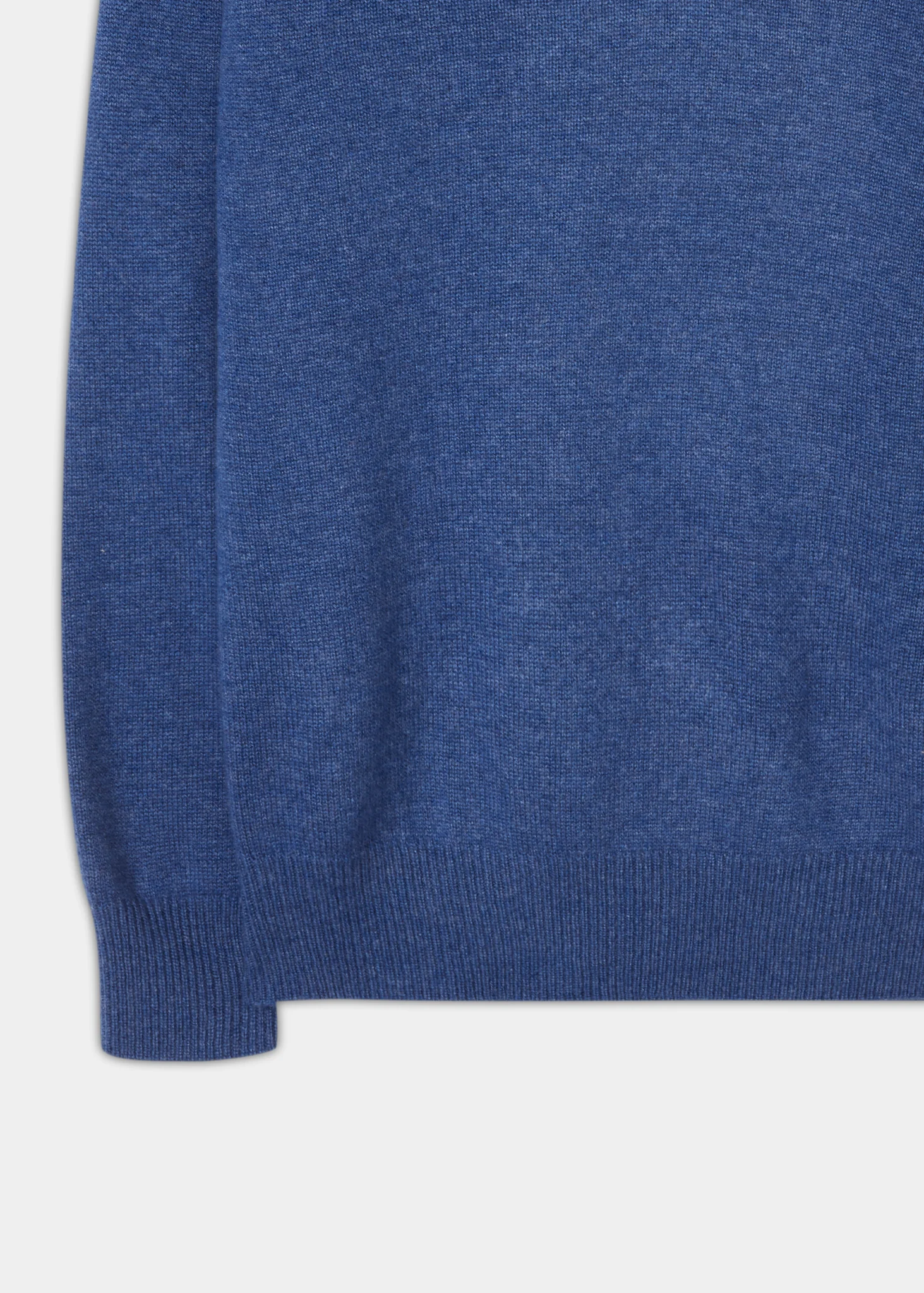 Selkirk Cashmere Jumper in Denim - Classic Fit - Image 7