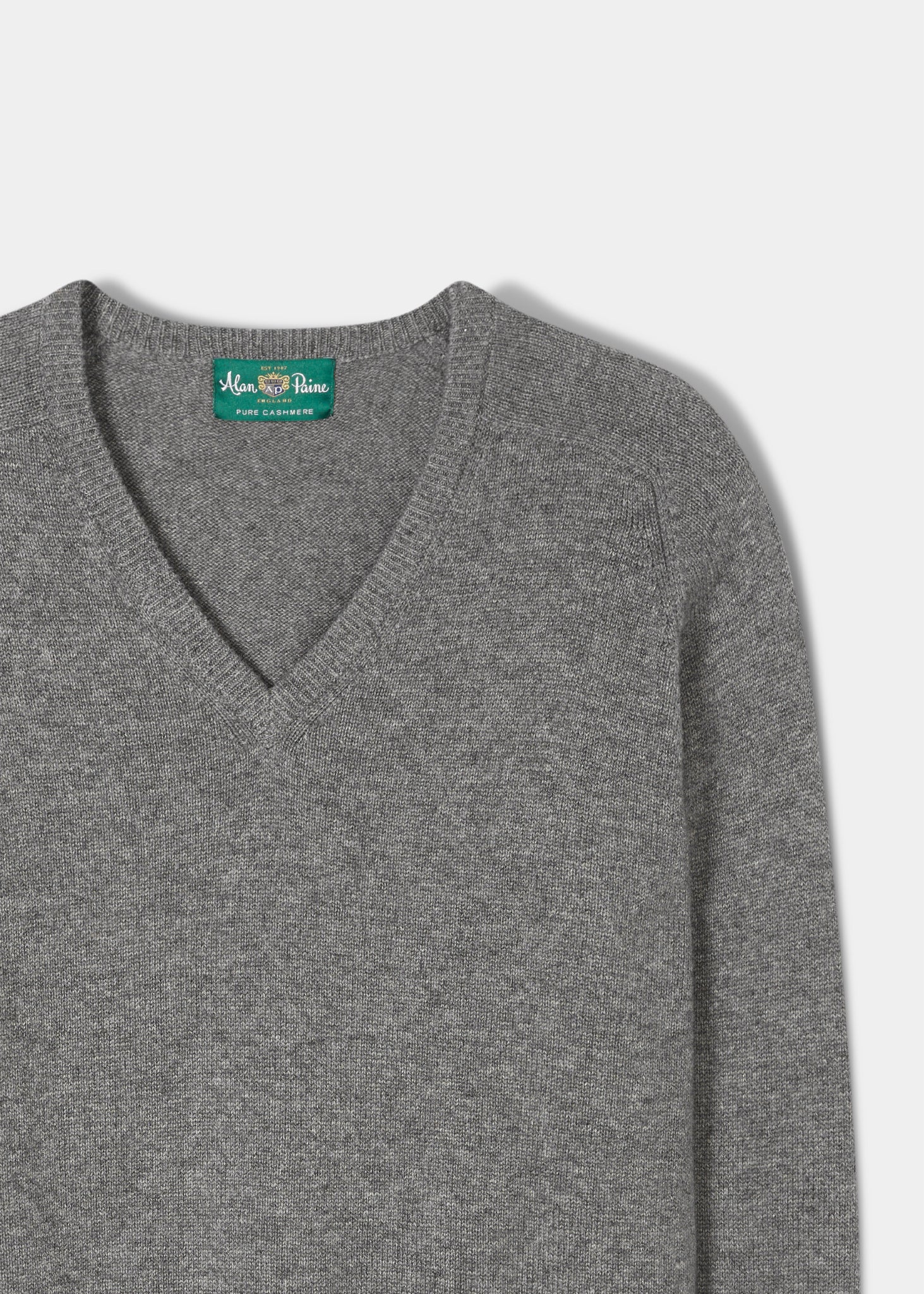Selkirk Cashmere Jumper in Derby - Classic Fit - Image 2