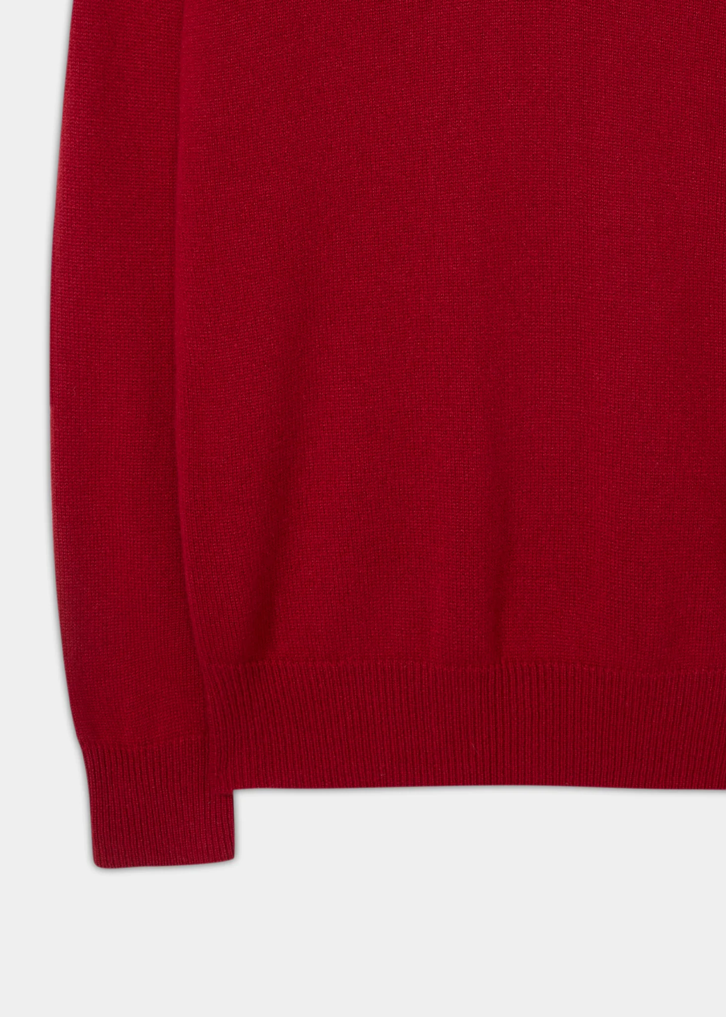 Selkirk Cashmere Jumper in Ruby - Classic Fit - Image 3