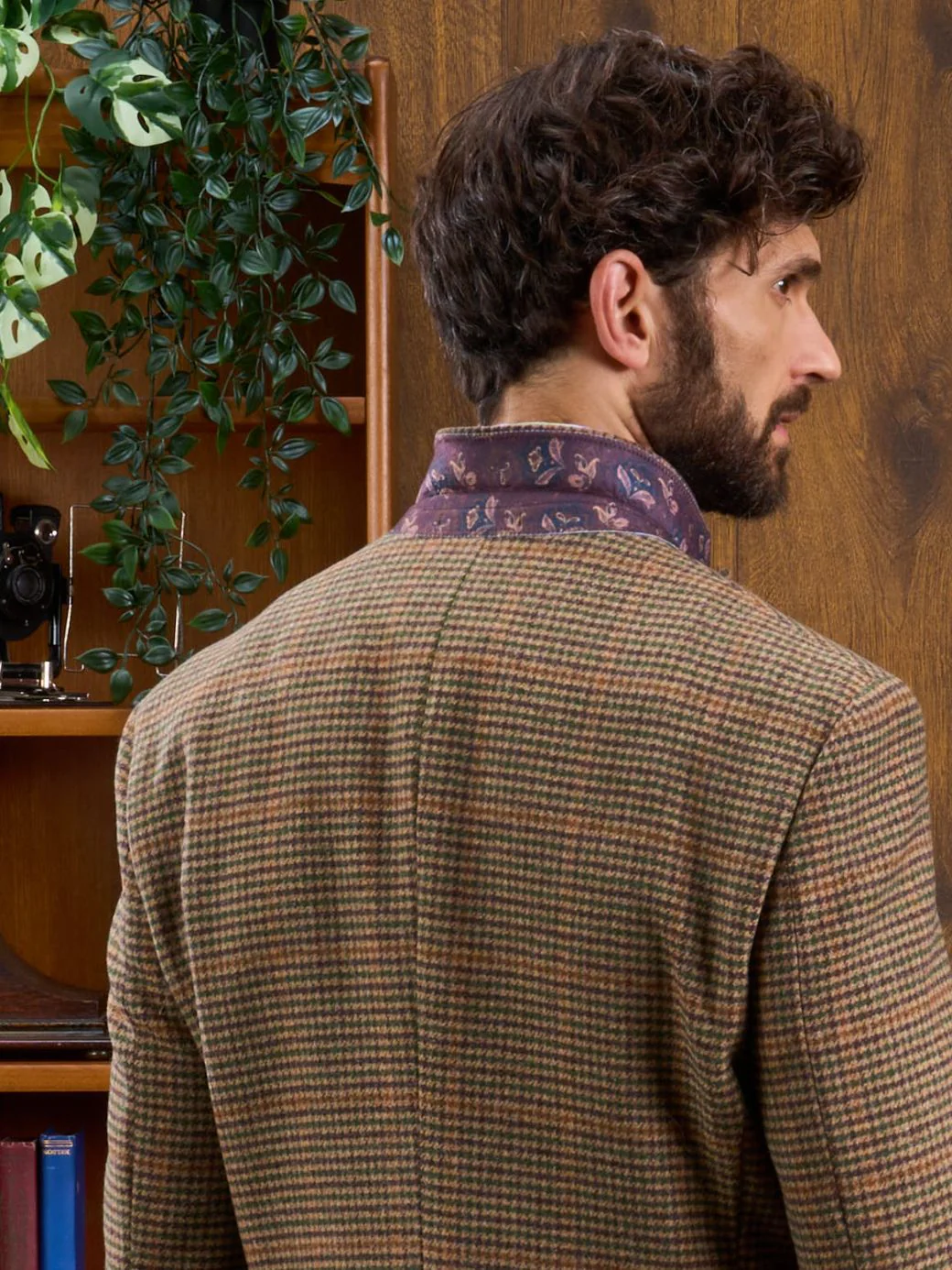 Surrey Tweed Lined Blazer In Sycamore - Regular Fit - Image 6