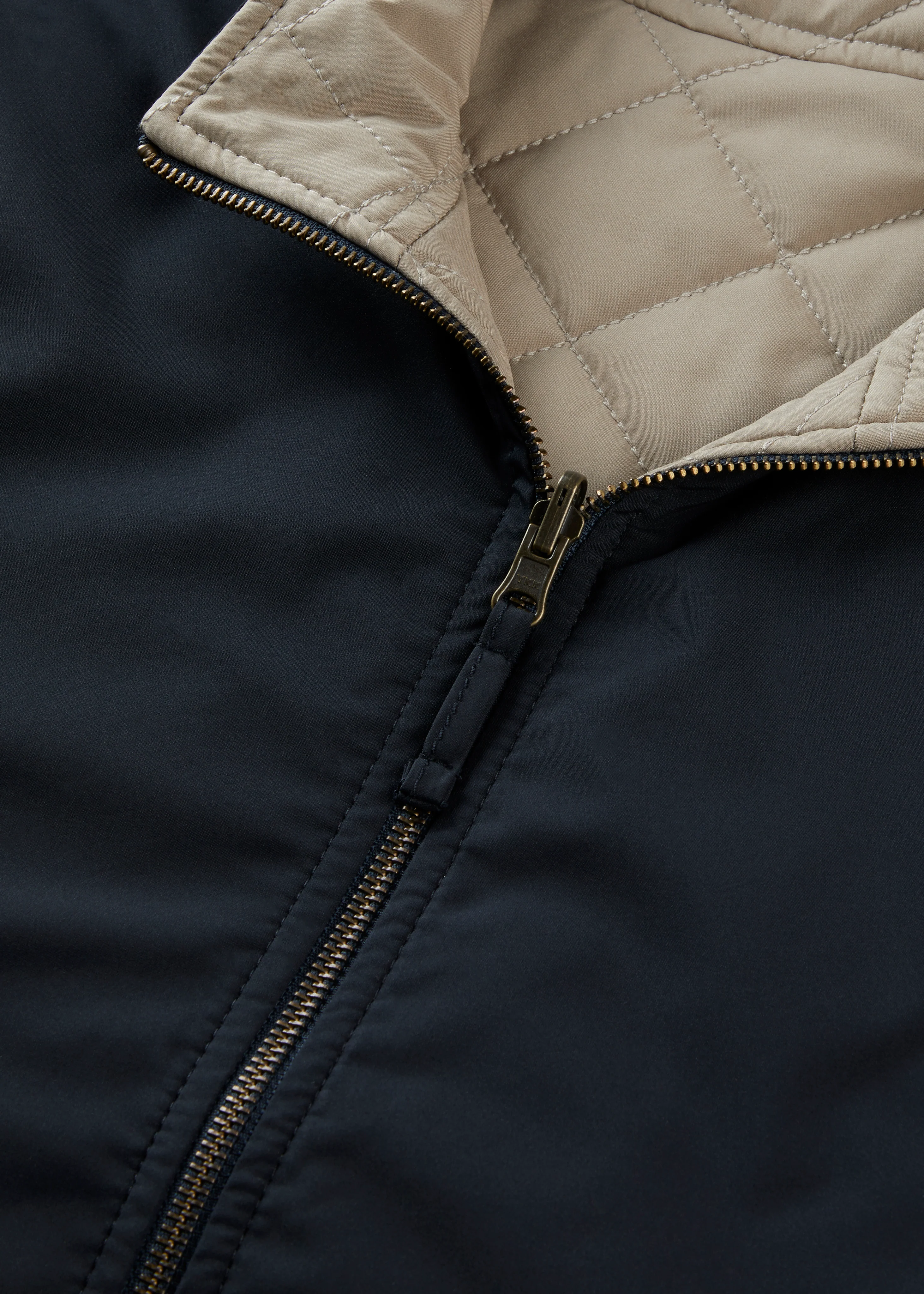 Swifthall Reversible City Gilet In Navy and Beige - Image 12