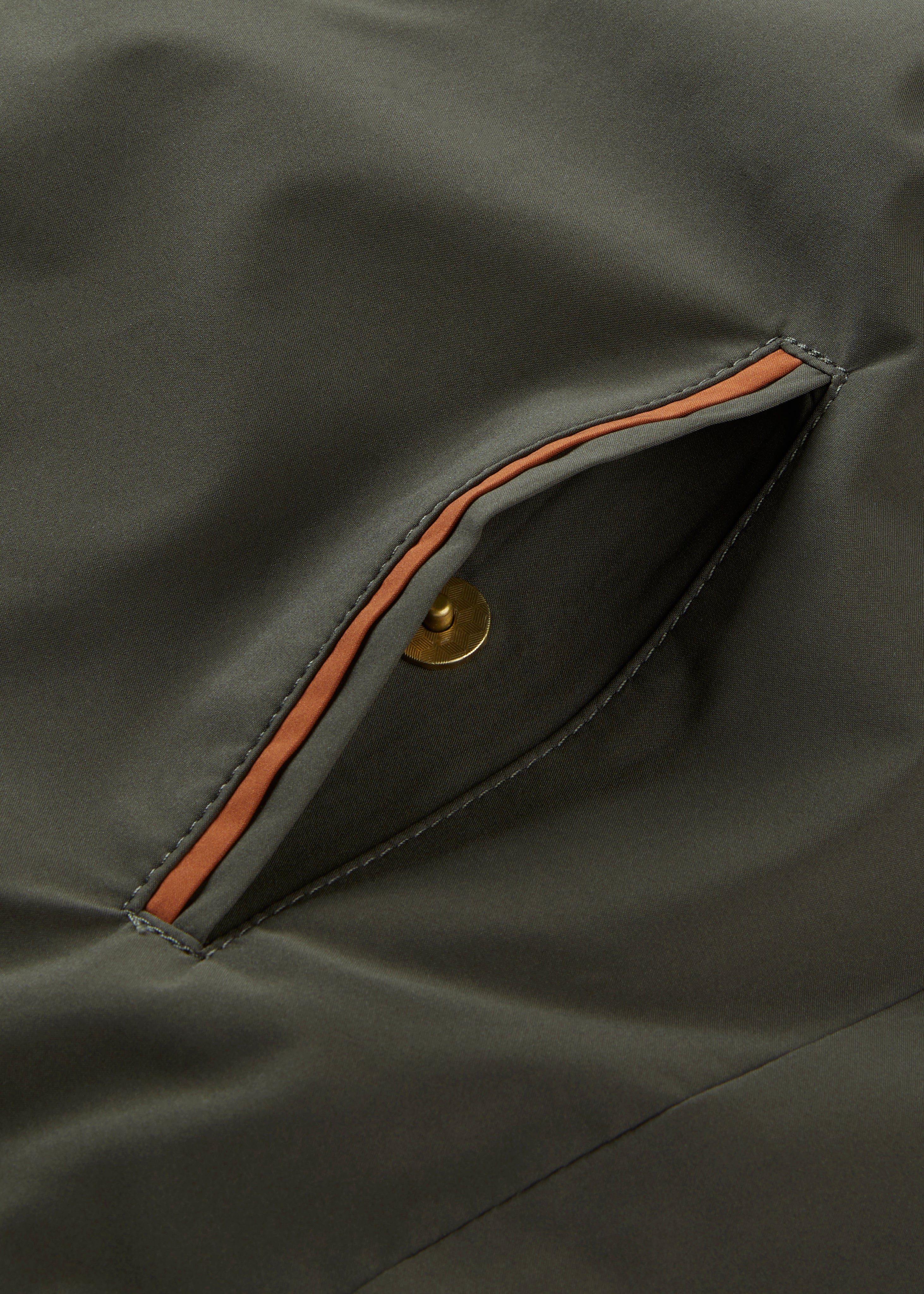 Swifthall Reversible City Gilet In Olive and Cider - Image 4